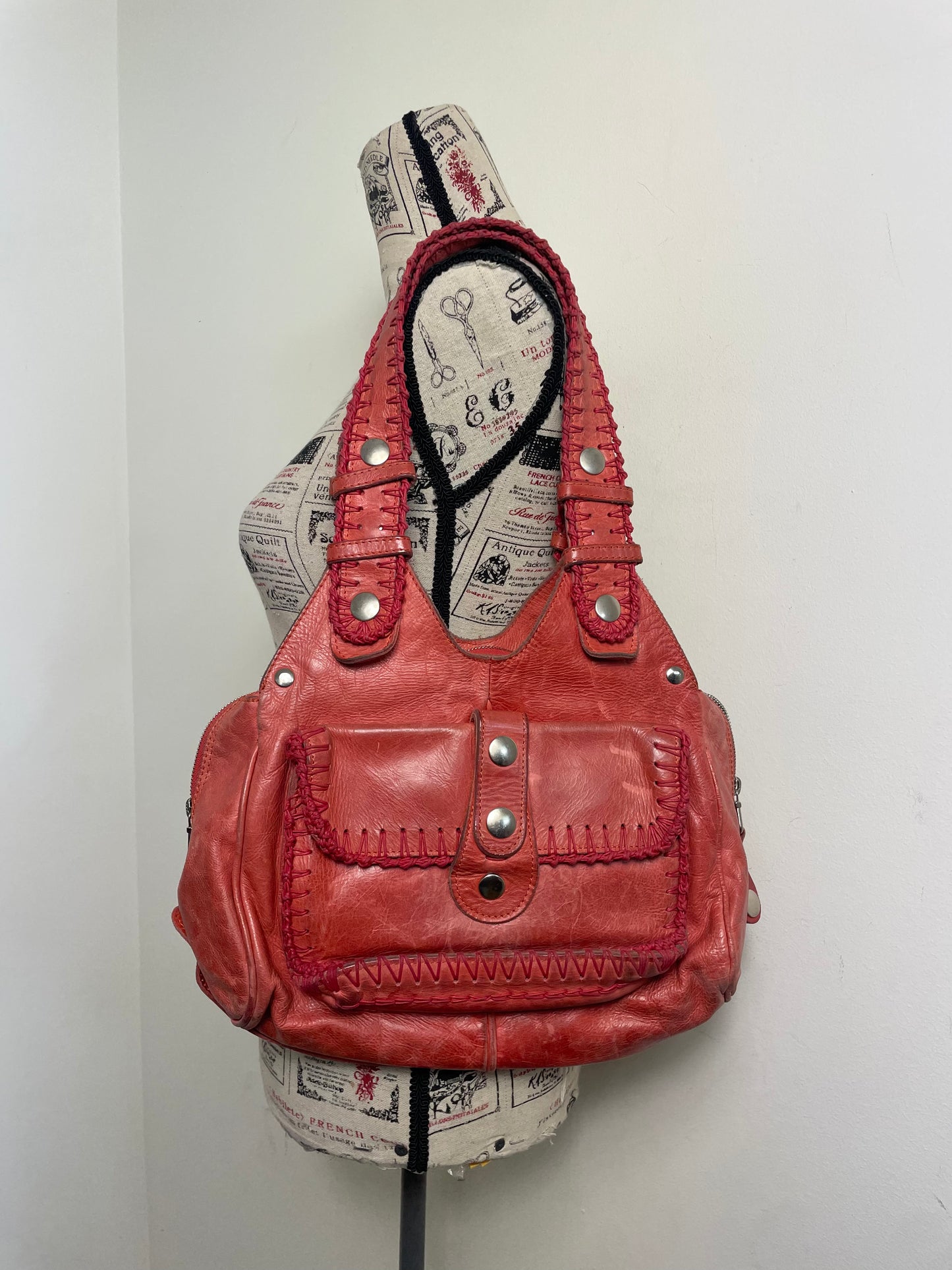 Chloé Silverado Vintage Coral Shoulder Bag