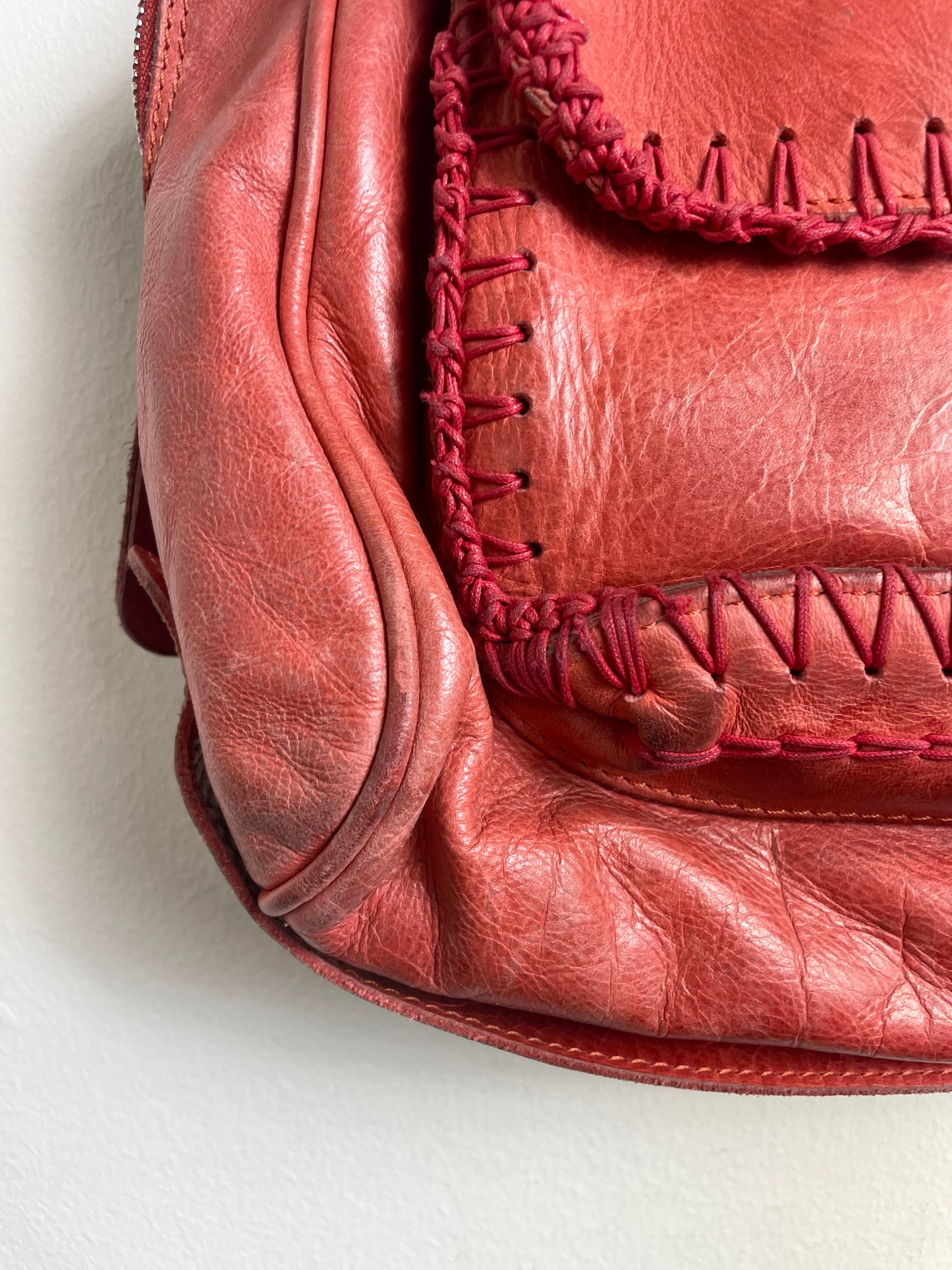Chloe Silverado Vintage Coral Shoulder Bag
