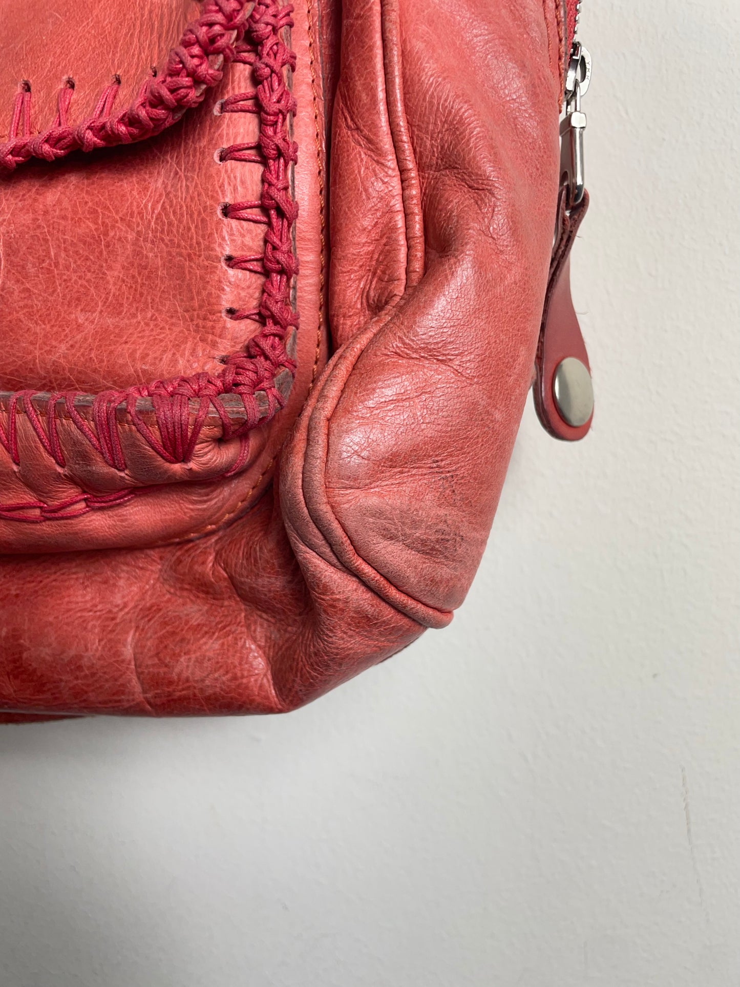 Chloe Silverado Vintage Coral Shoulder Bag