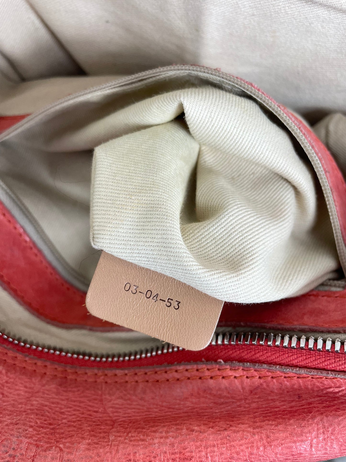 Chloe Silverado Vintage Coral Shoulder Bag