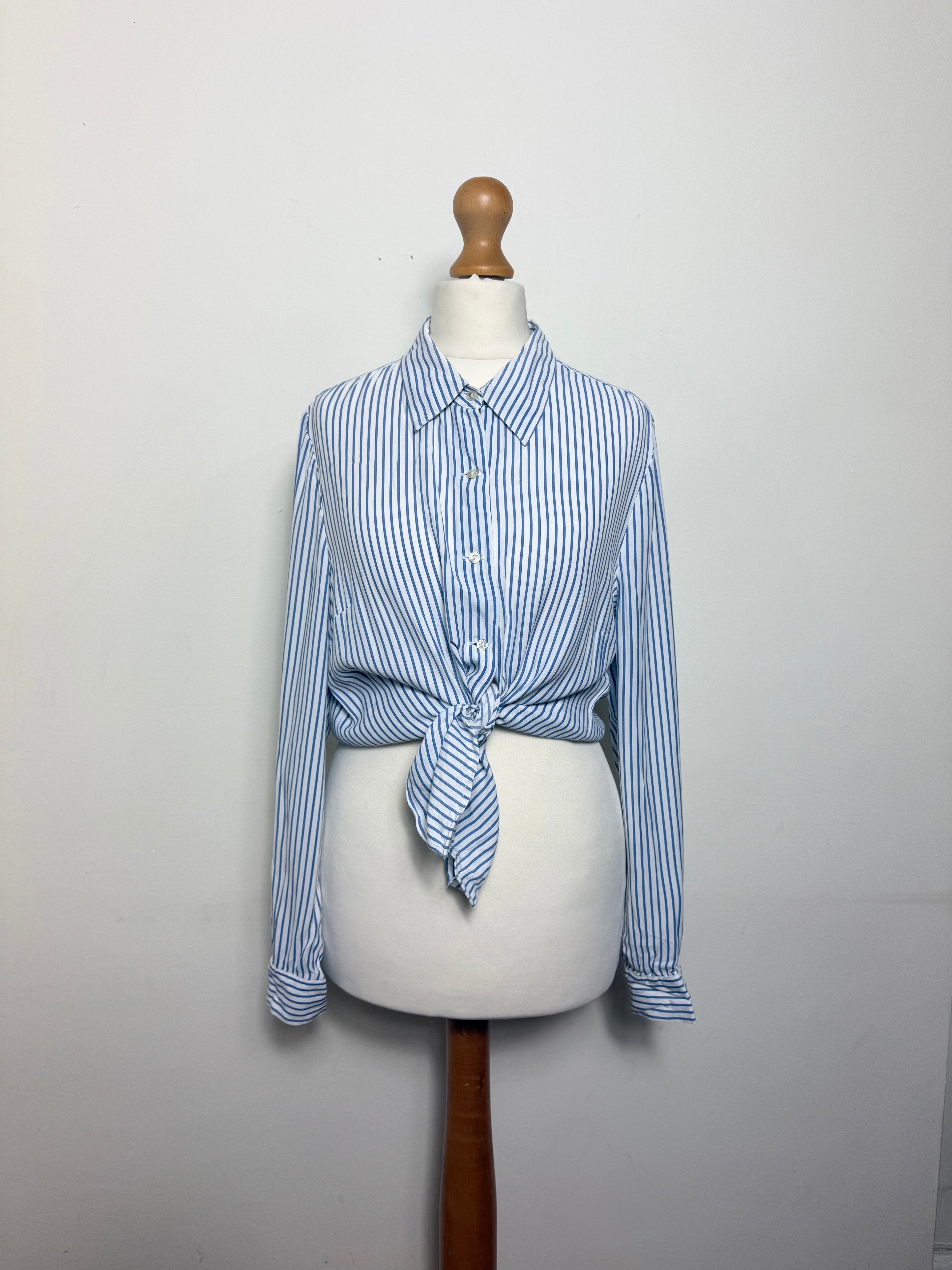 Jean Paul Gaultier La Redoute Cut-Out Stripped Shirt