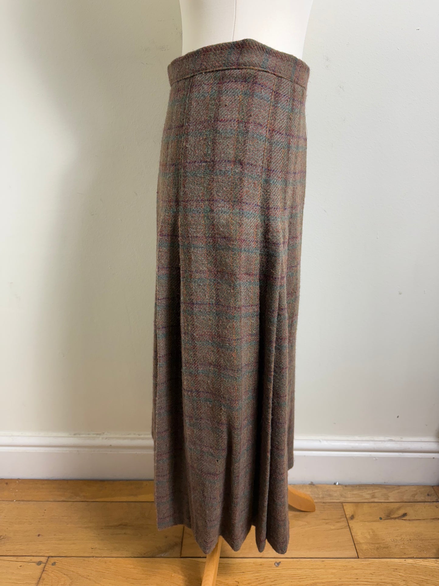 Ralph Lauren 100% Wool Vintage Check Skirt