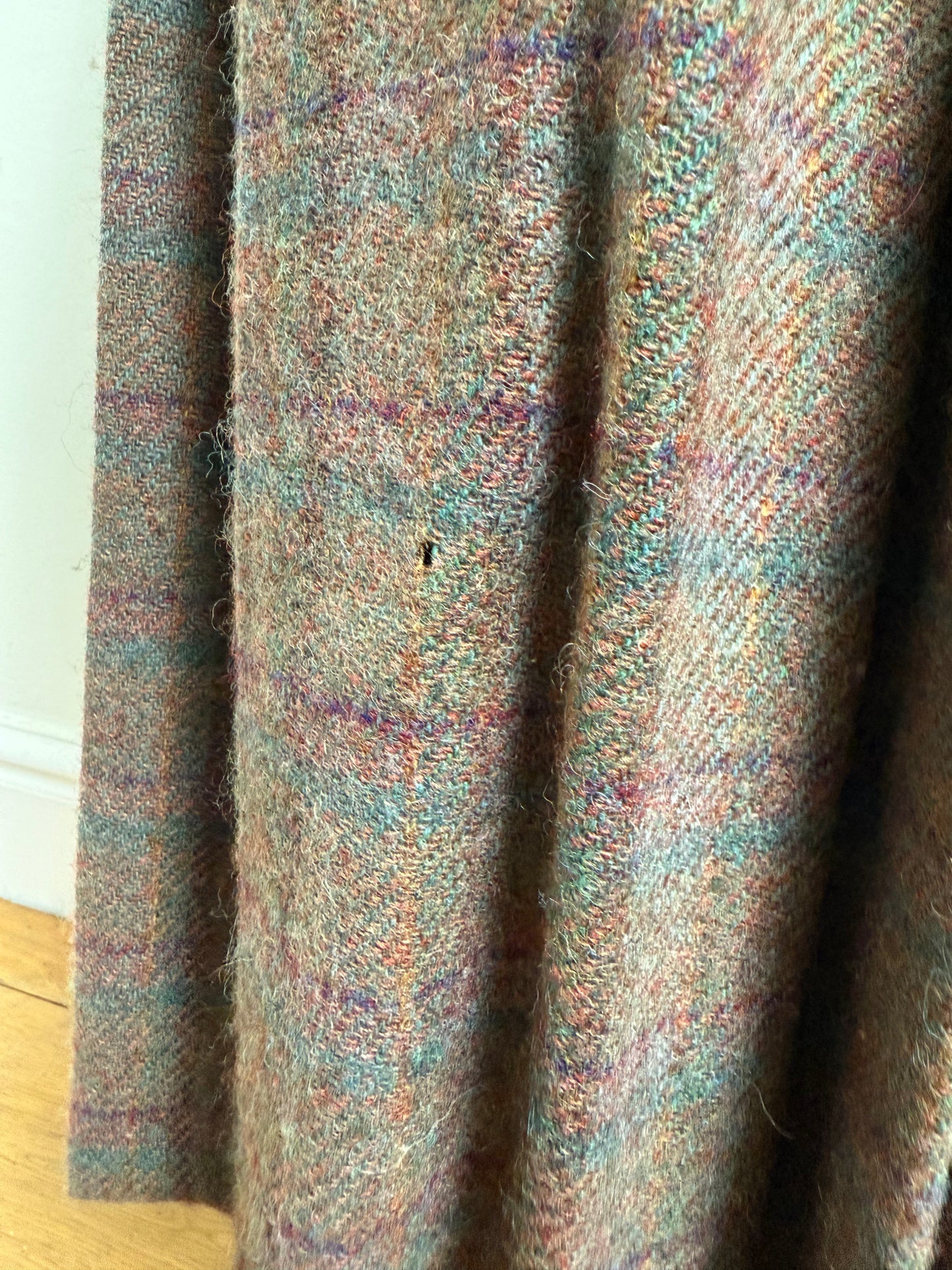 Ralph Lauren 100% Wool Vintage Check Skirt