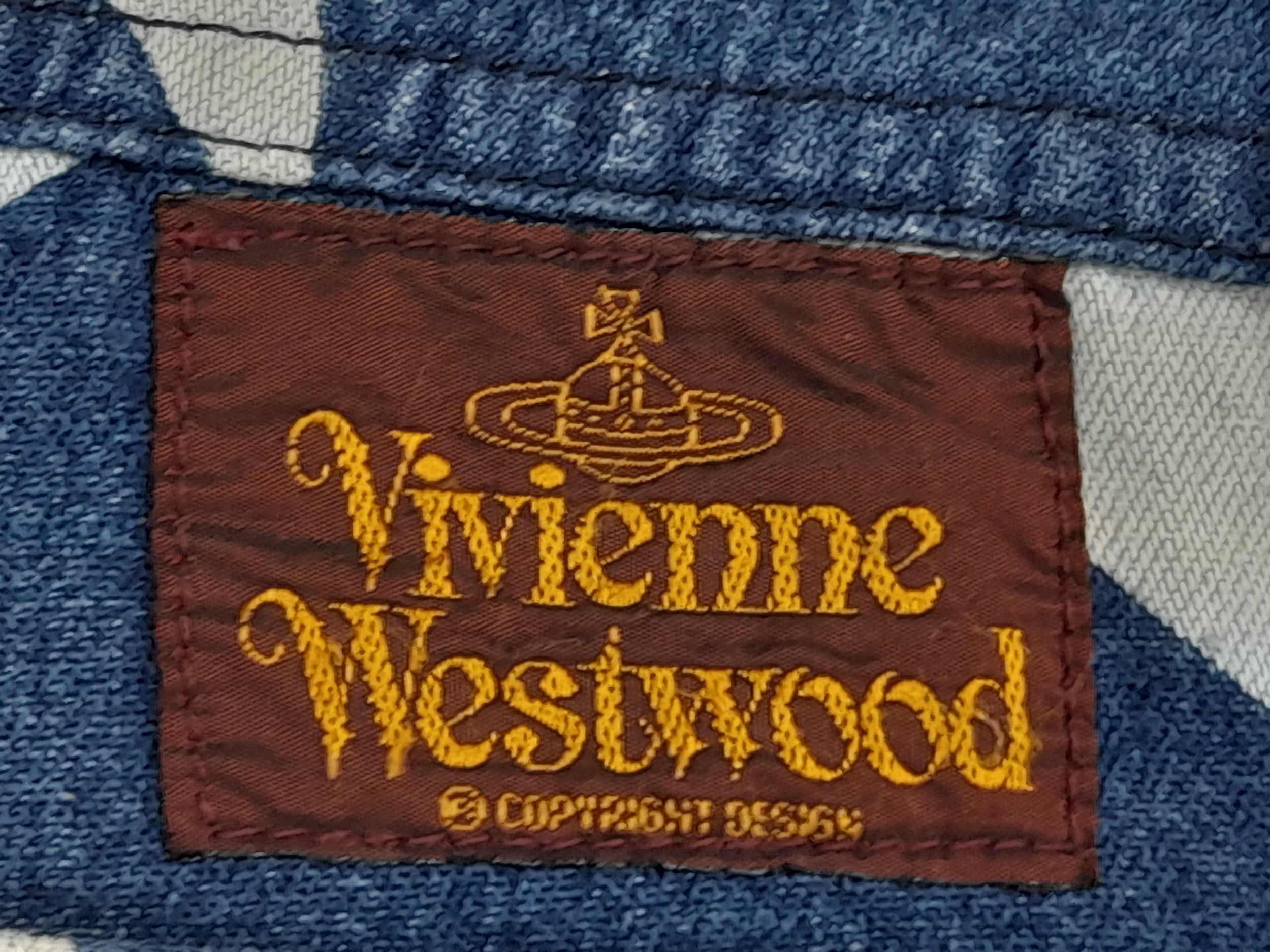 Vivienne Westwood Vintage Spring 1985 Mini Crini Star Print Jeans
