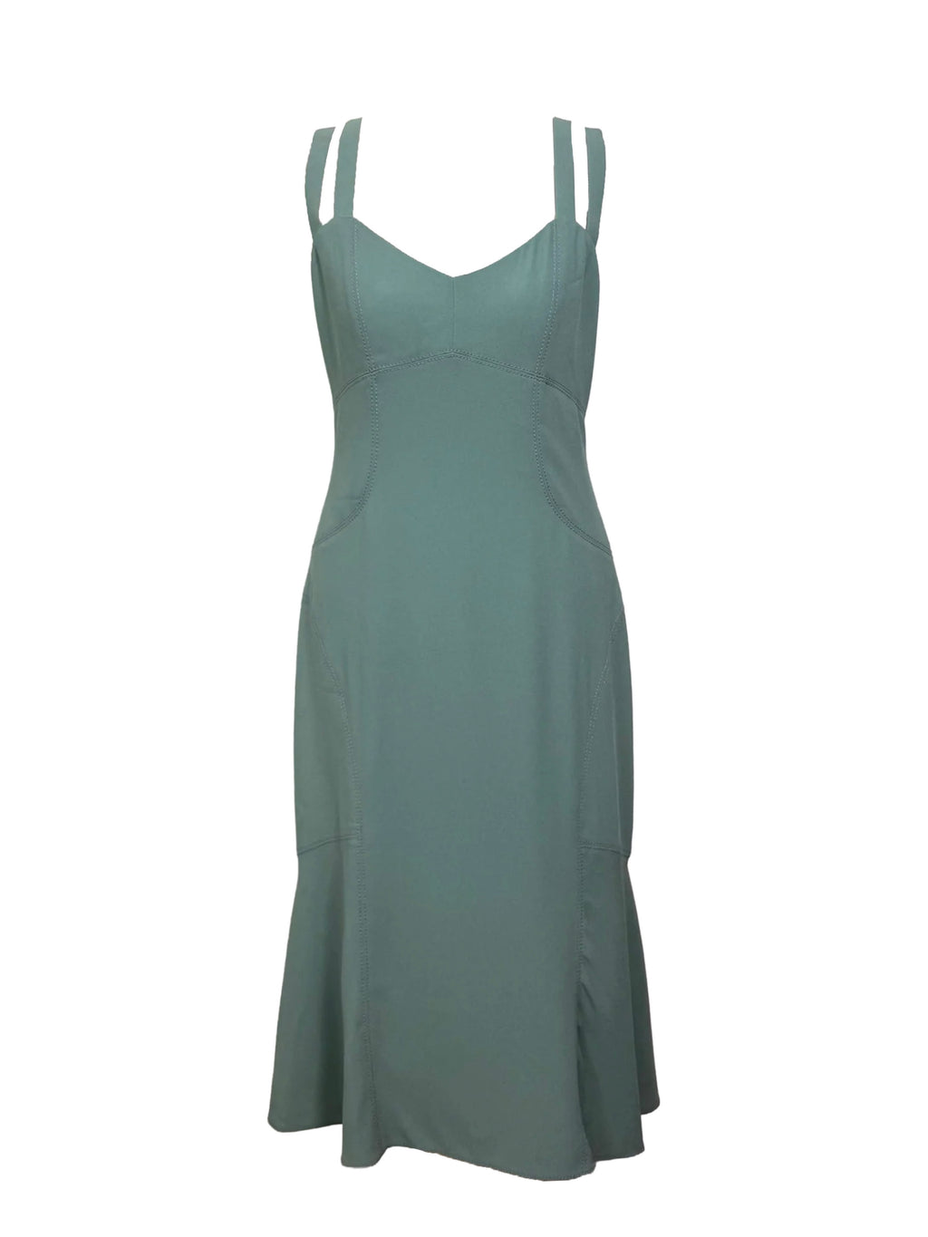 Anna Molinari Double Strap Midi Dress