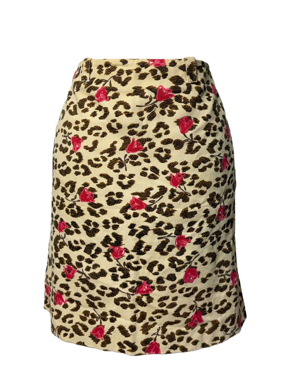 Anna Molinari Leopard Print Mini Skirt
