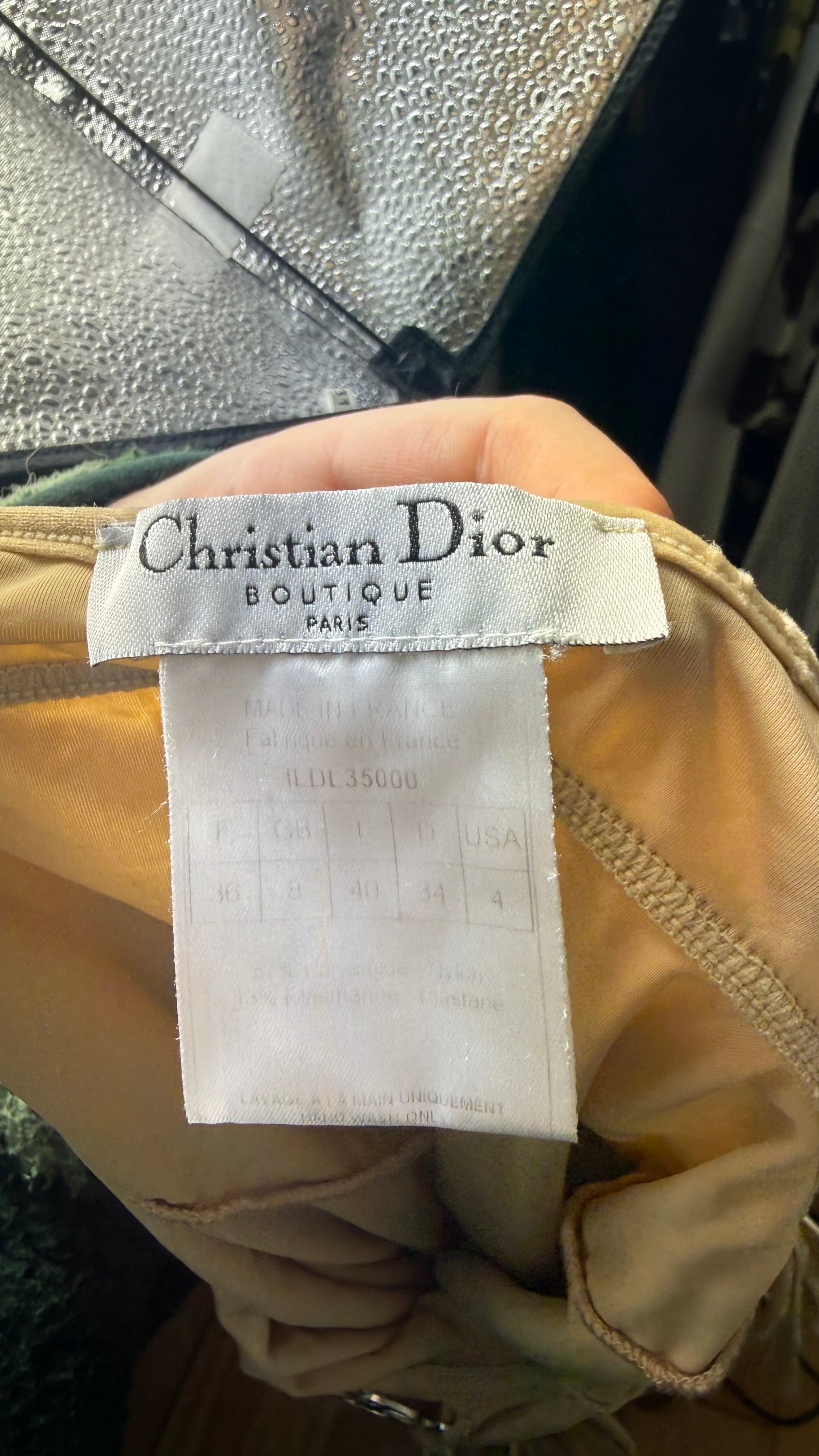 Dior SS2005 Peace & Love Fringe Cami Top