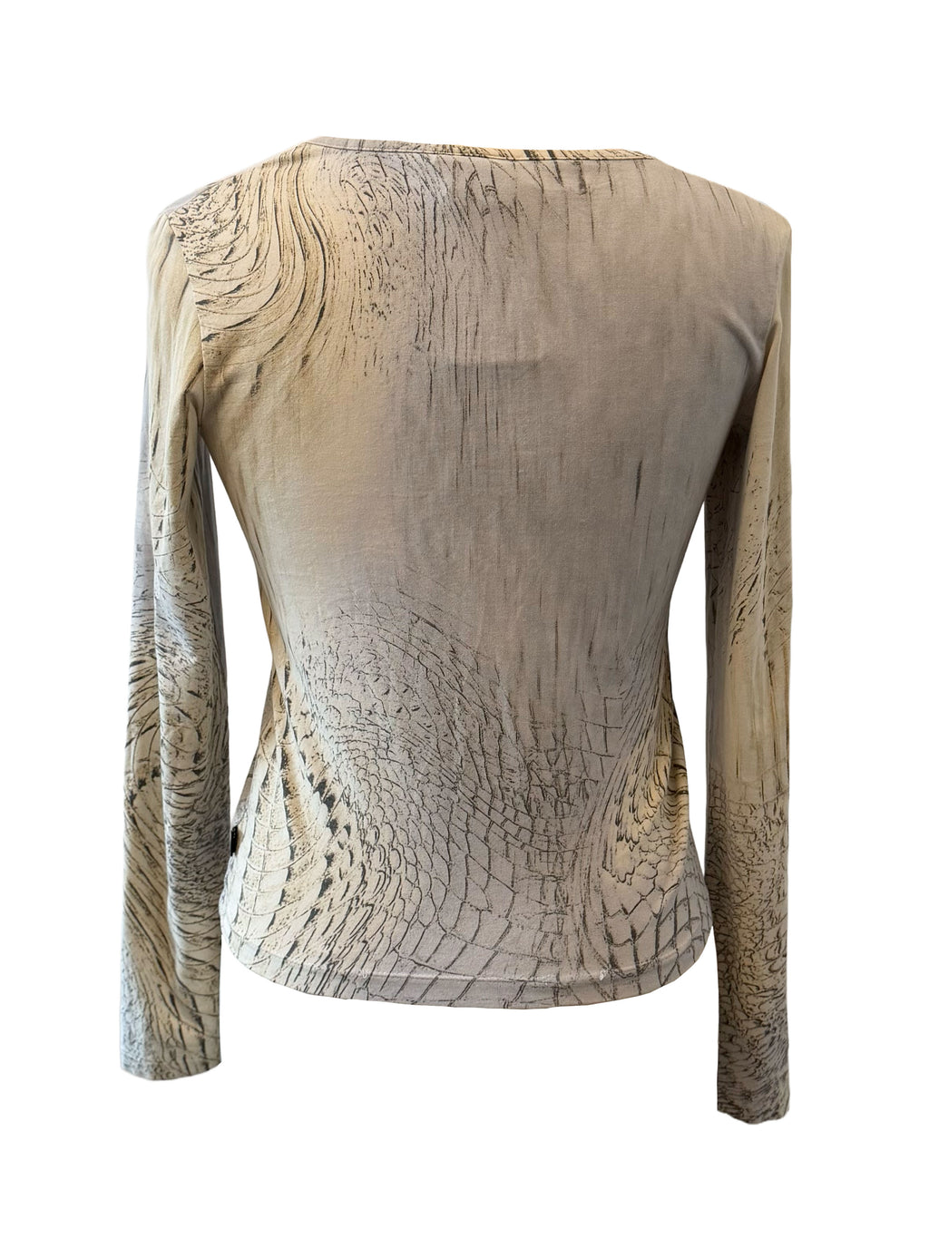 Just Cavalli SS 2002 Eroded Beige Top