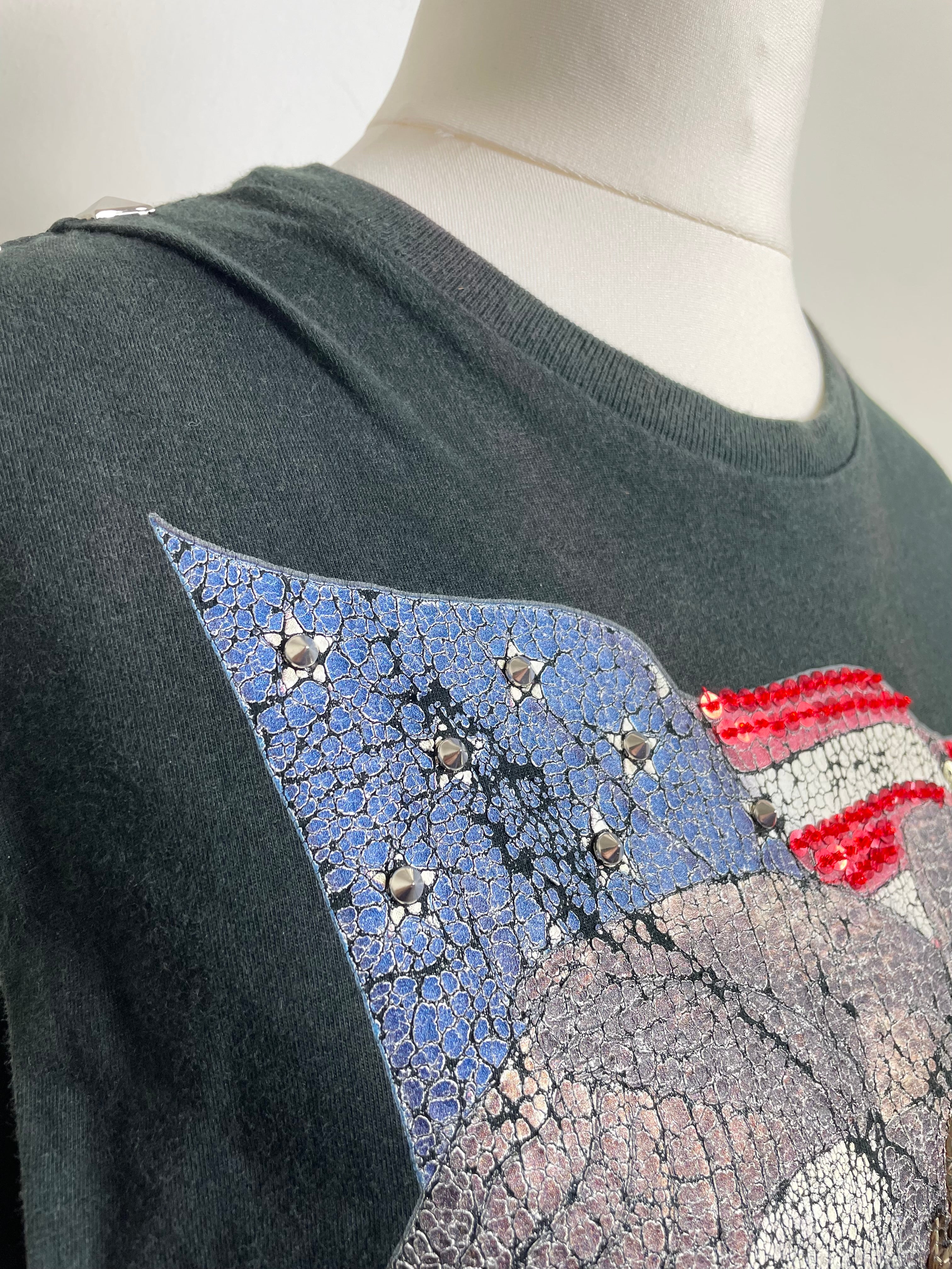 Dsquared2 2001 Eagle Print Graphic Top