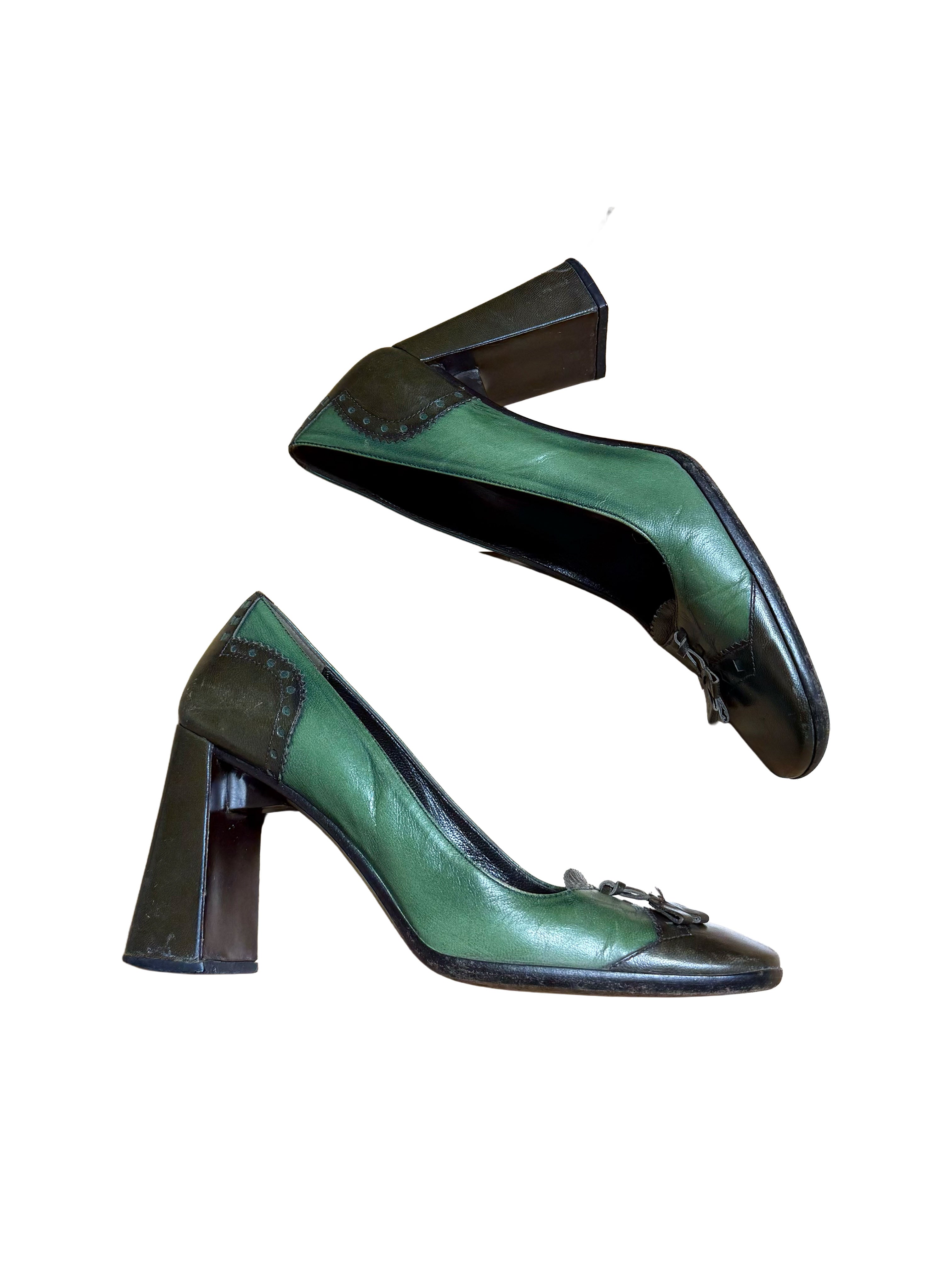 Prada FW 1999 Leather Tassel Heels