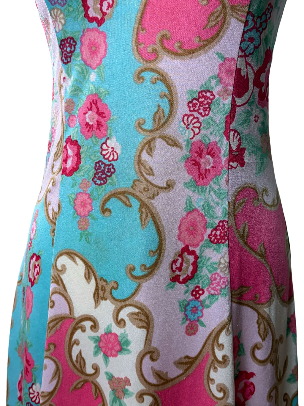 Blumarine Floral Print Midi Dress