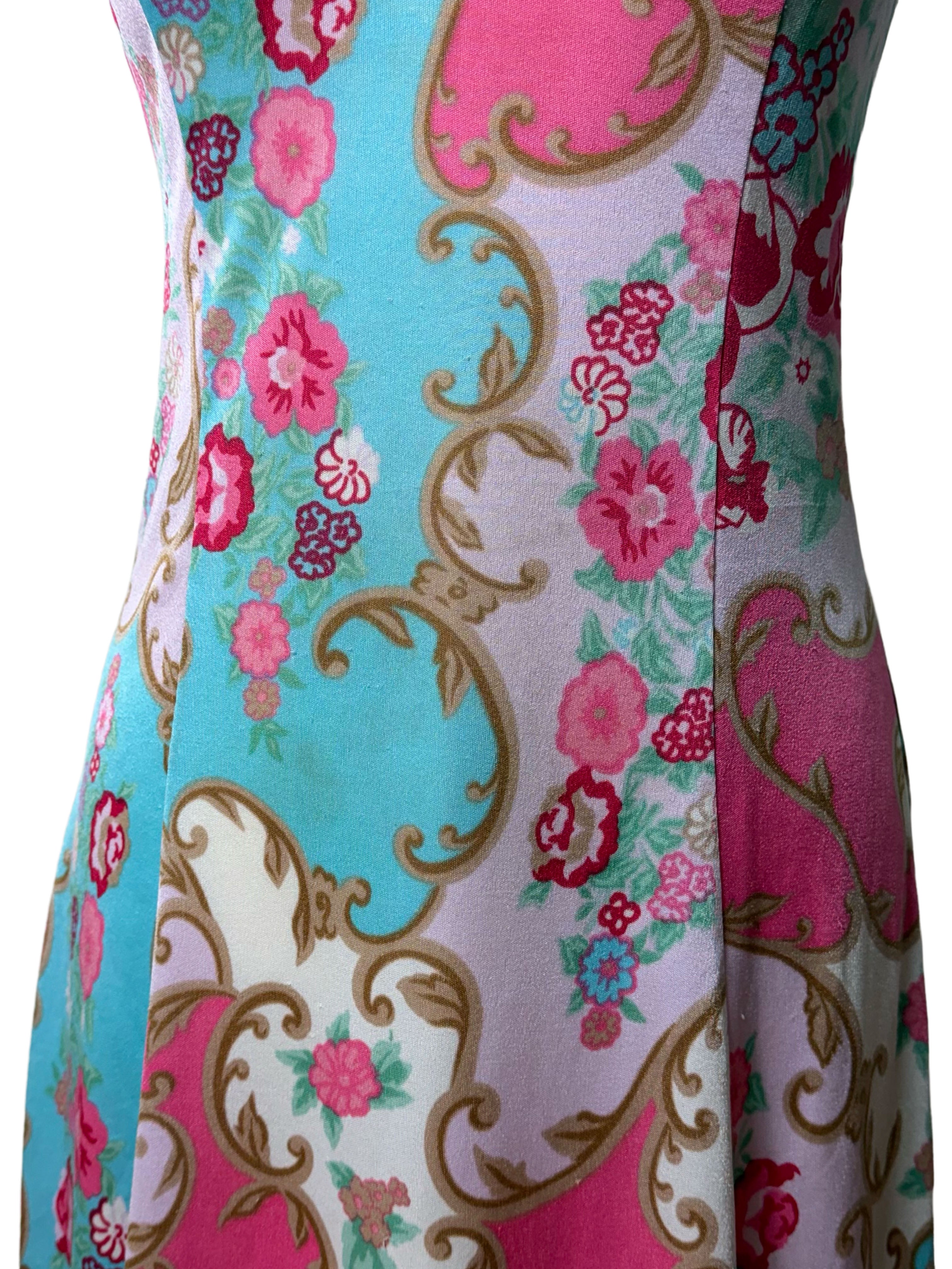 Blumarine Floral Print Midi Dress