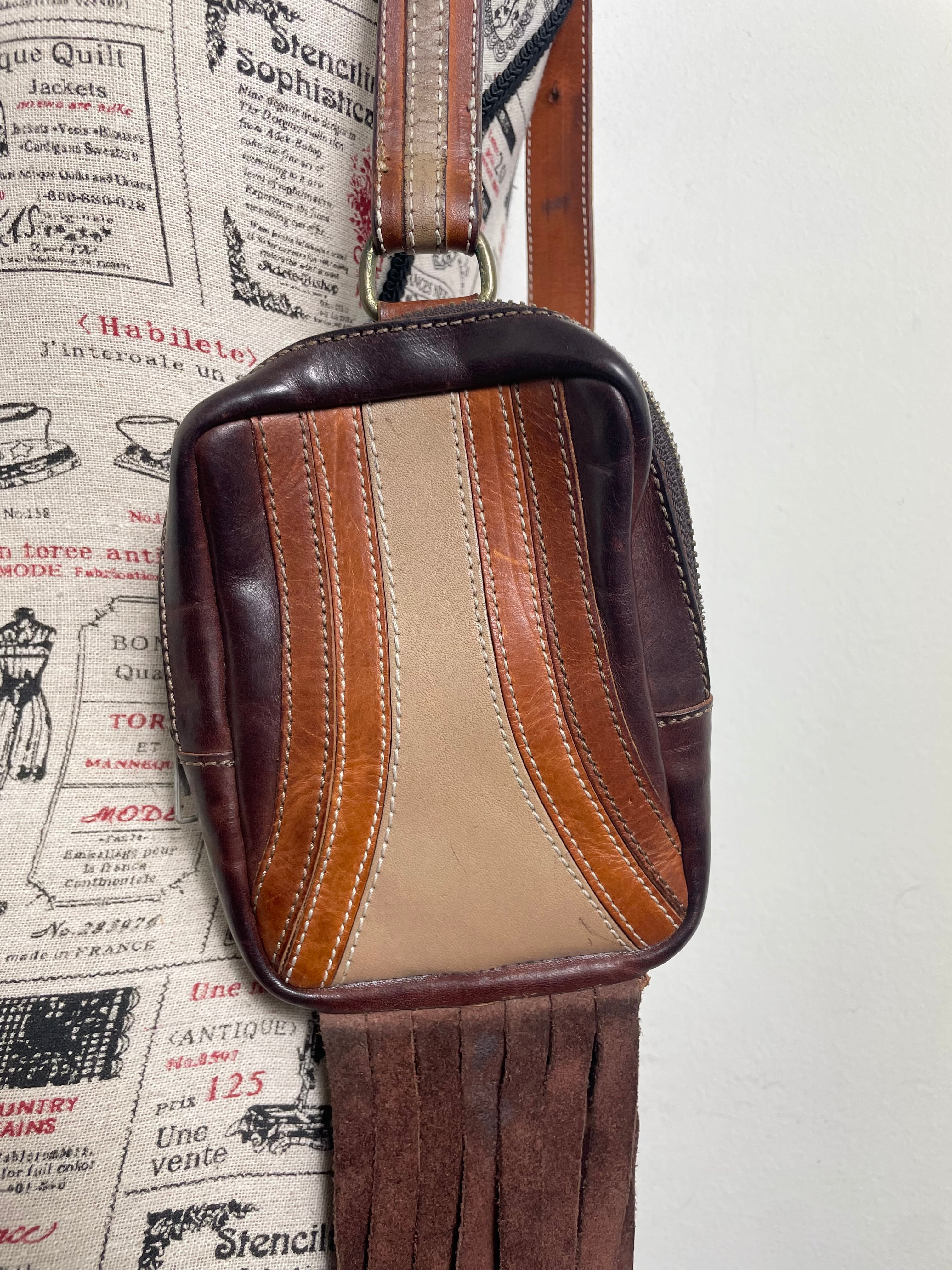 Dsqaured2 Spring 2001 Vintage Fringe Crossbody Pouch
