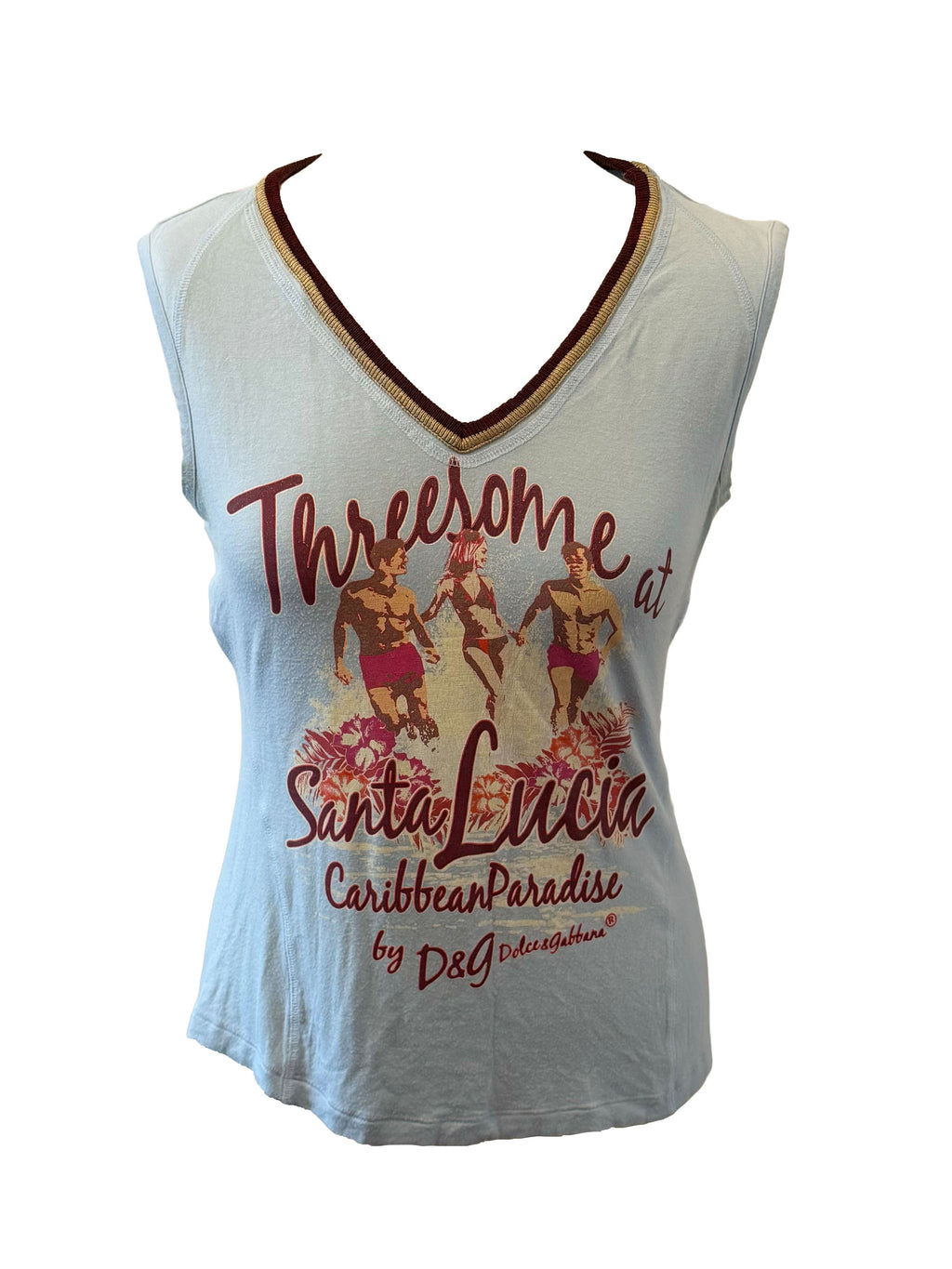 D&G 2004 Graphic Tank Top