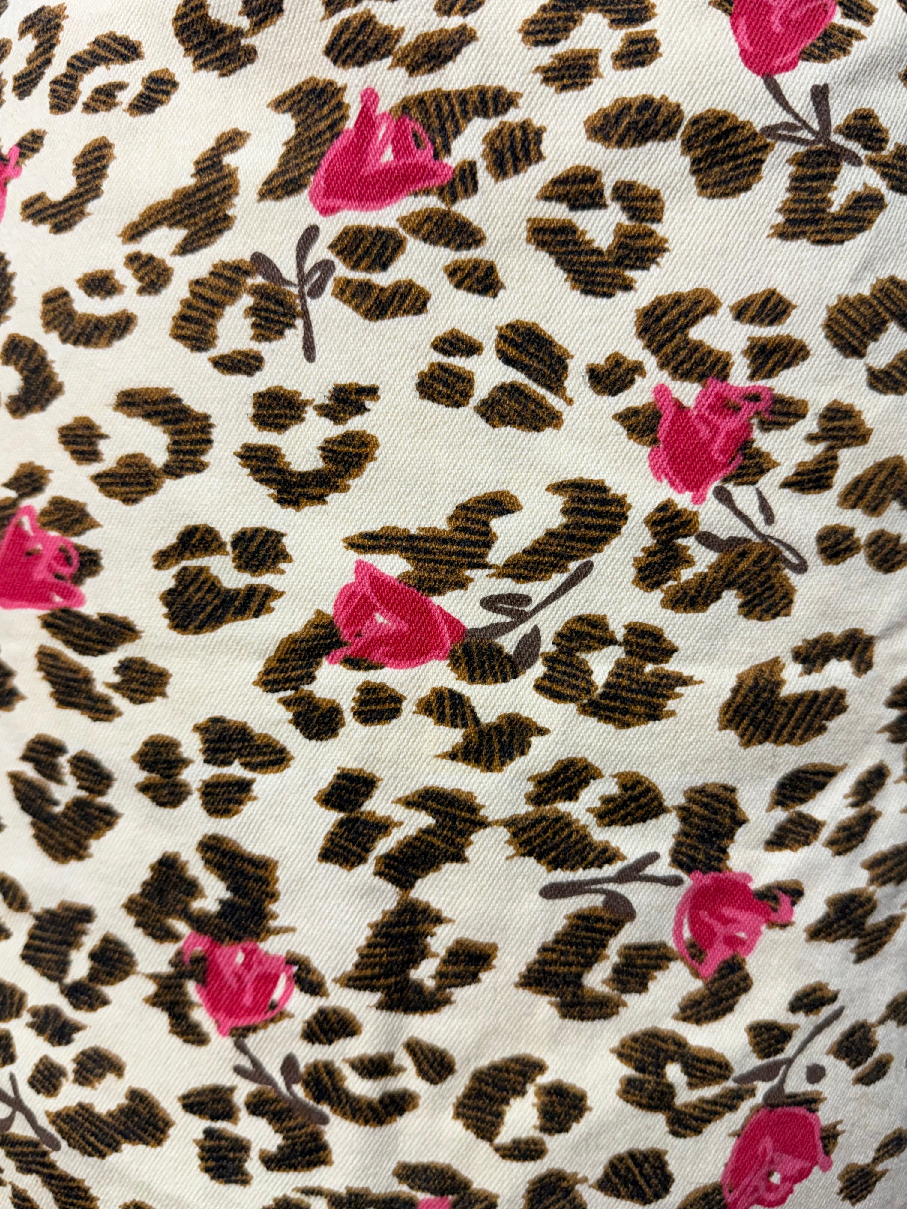 Anna Molinari Leopard Print Mini Skirt