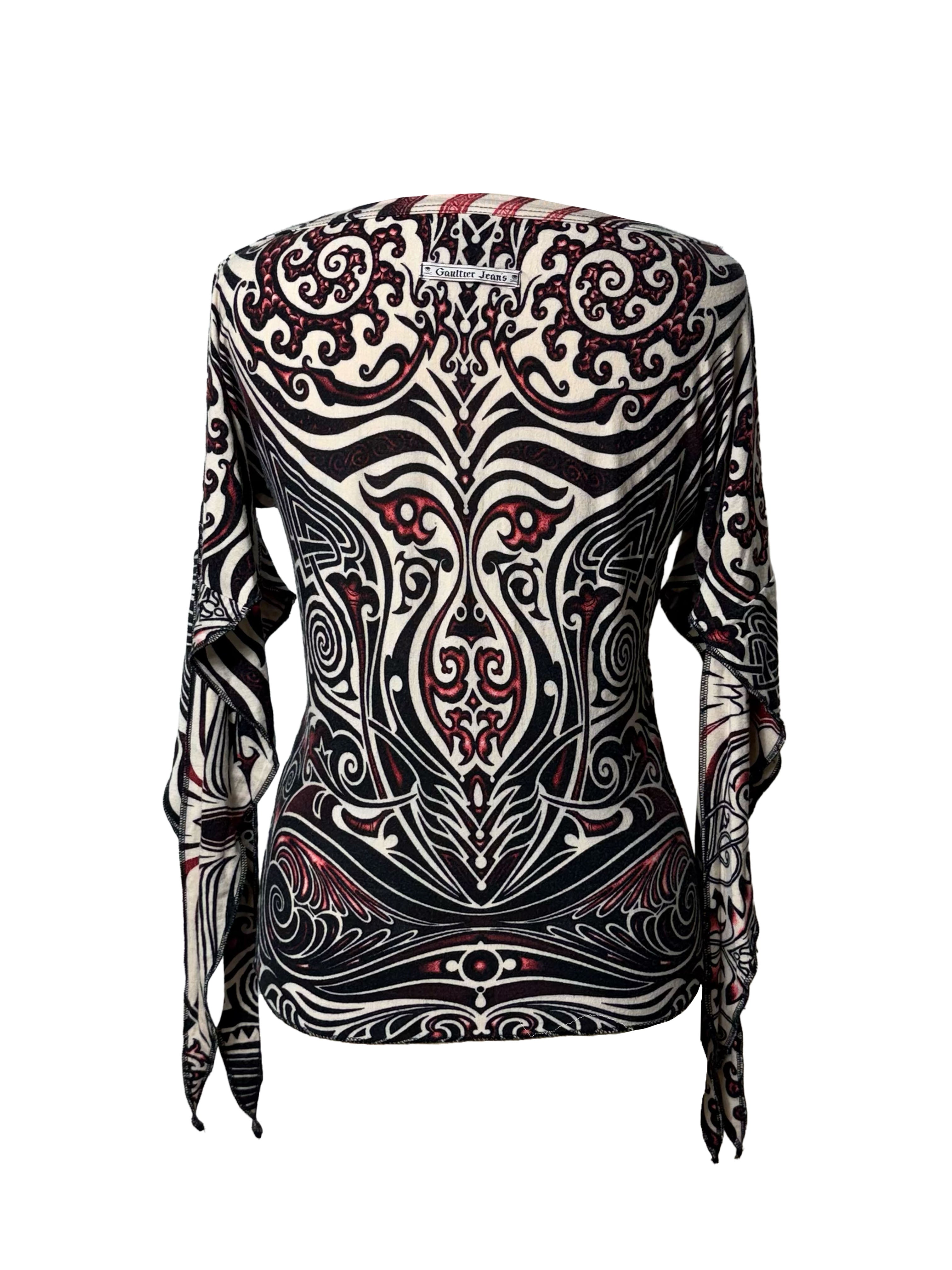 Jean Paul Gaultier SS 1996 'Cyberbaba' Tribal Top