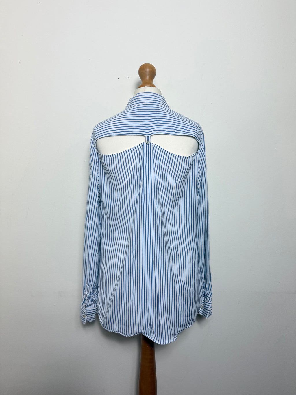 Jean Paul Gaultier La Redoute Cut-Out Stripped Shirt