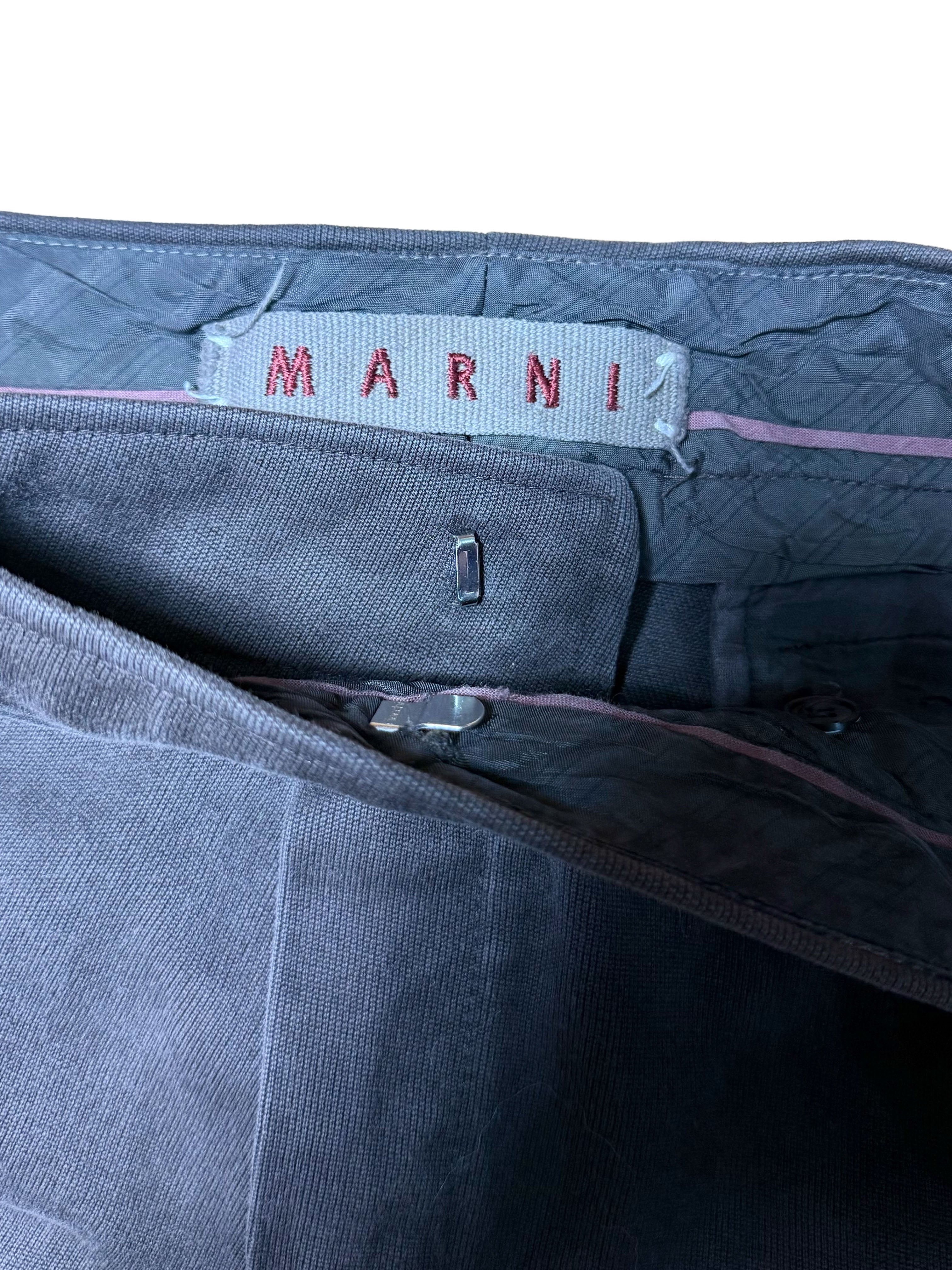 Marni Flared Capri Trousers