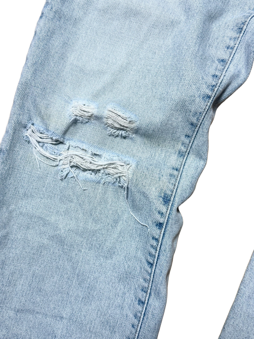 Just Cavalli Light Wash Ripped Jeans