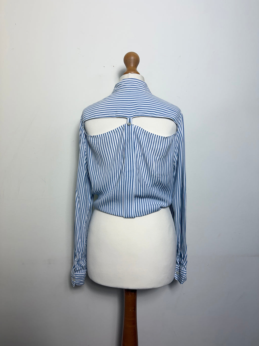 Jean Paul Gaultier La Redoute Cut-Out Stripped Shirt