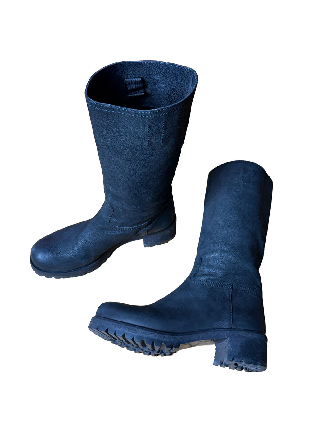 Prada Black Leather Boots