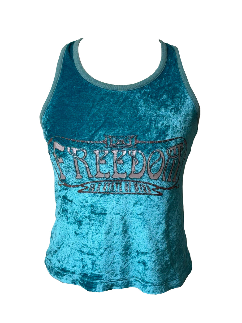 D&G Velvet “Freedom” Tank Top