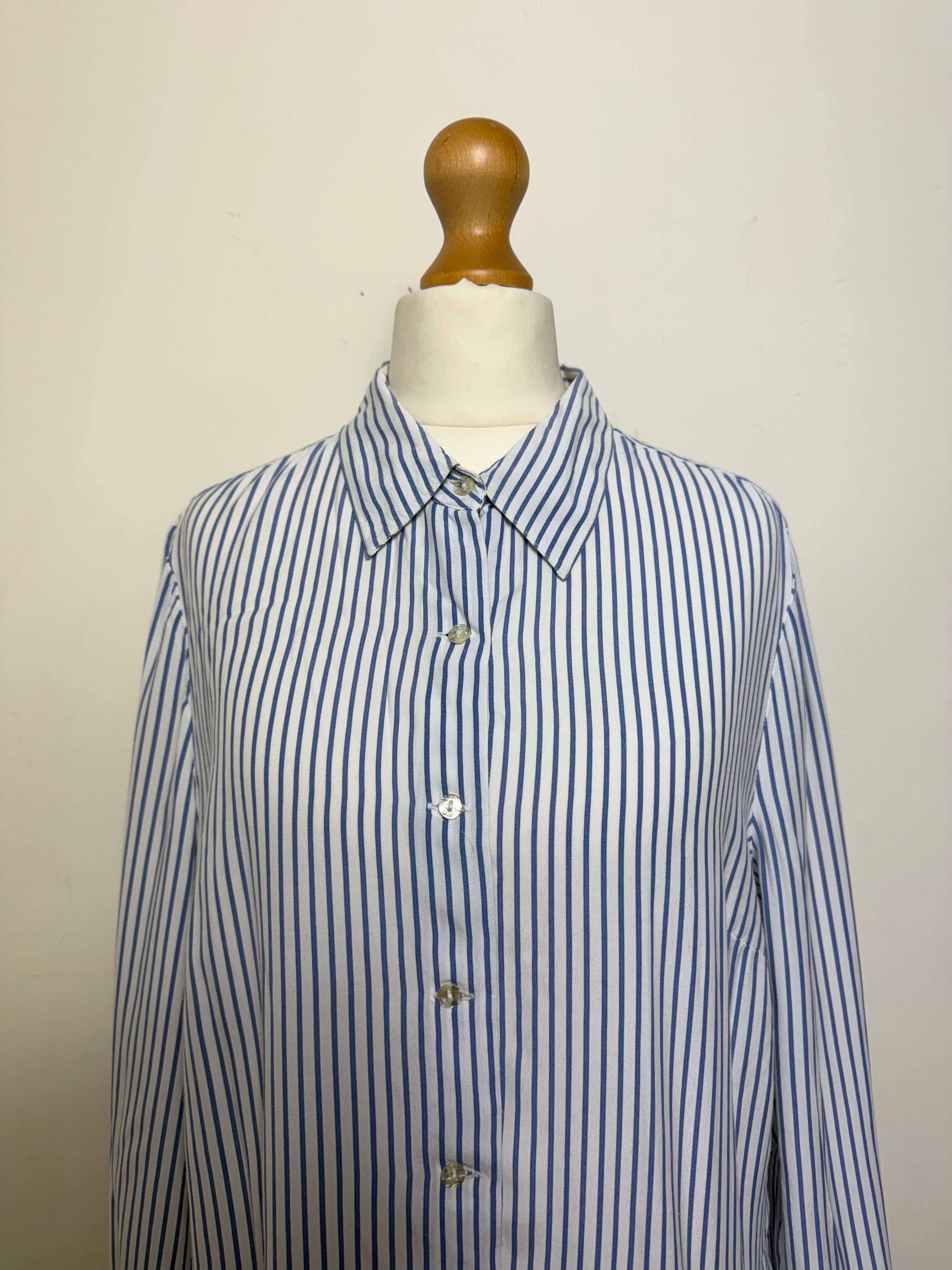 Jean Paul Gaultier La Redoute Cut-Out Stripped Shirt