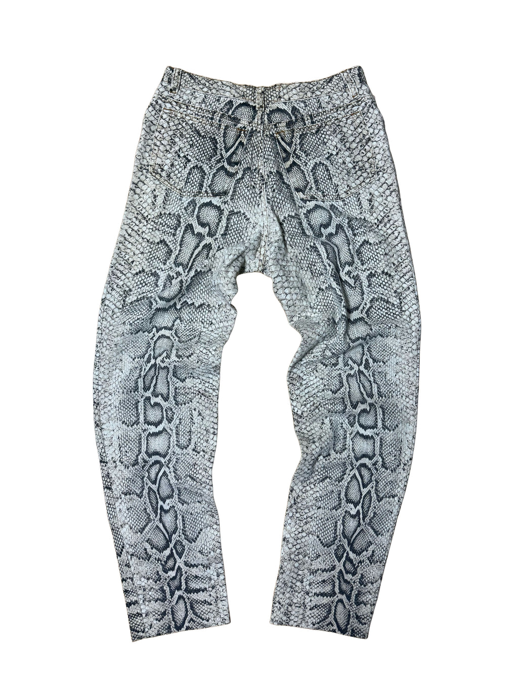 Roberto Cavalli Snakeskin Jeans