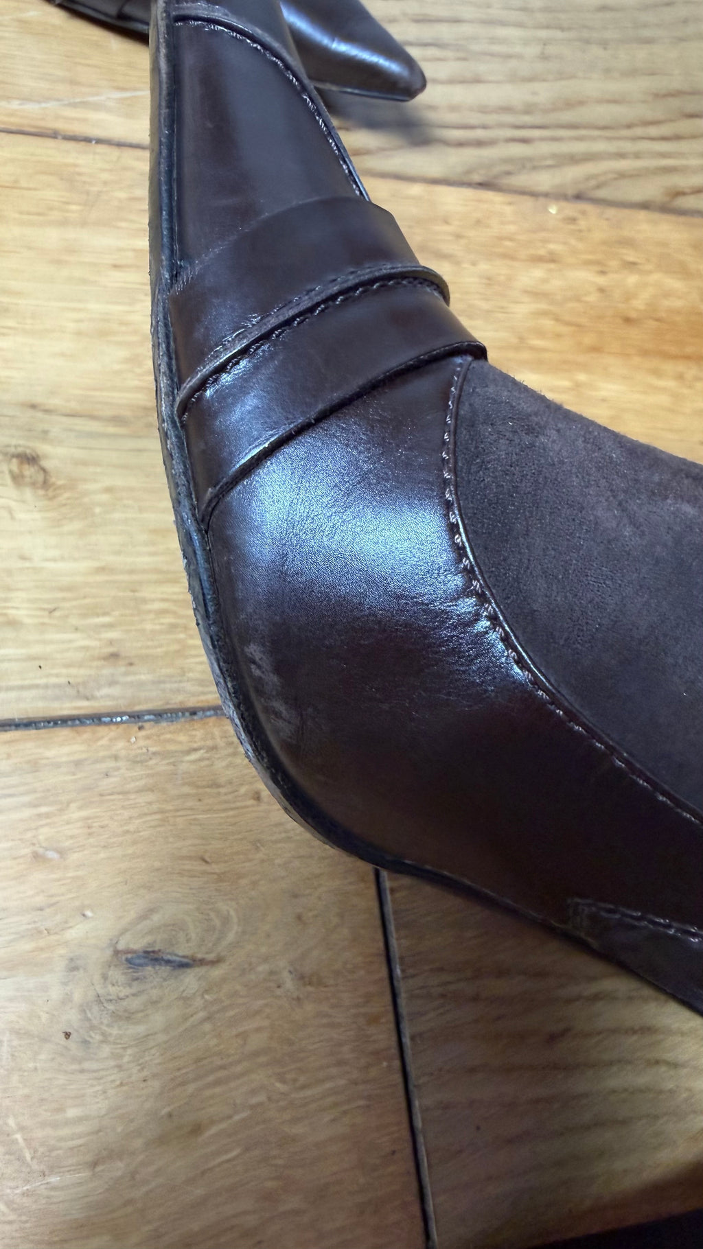 Dior Suede Buckle Boots