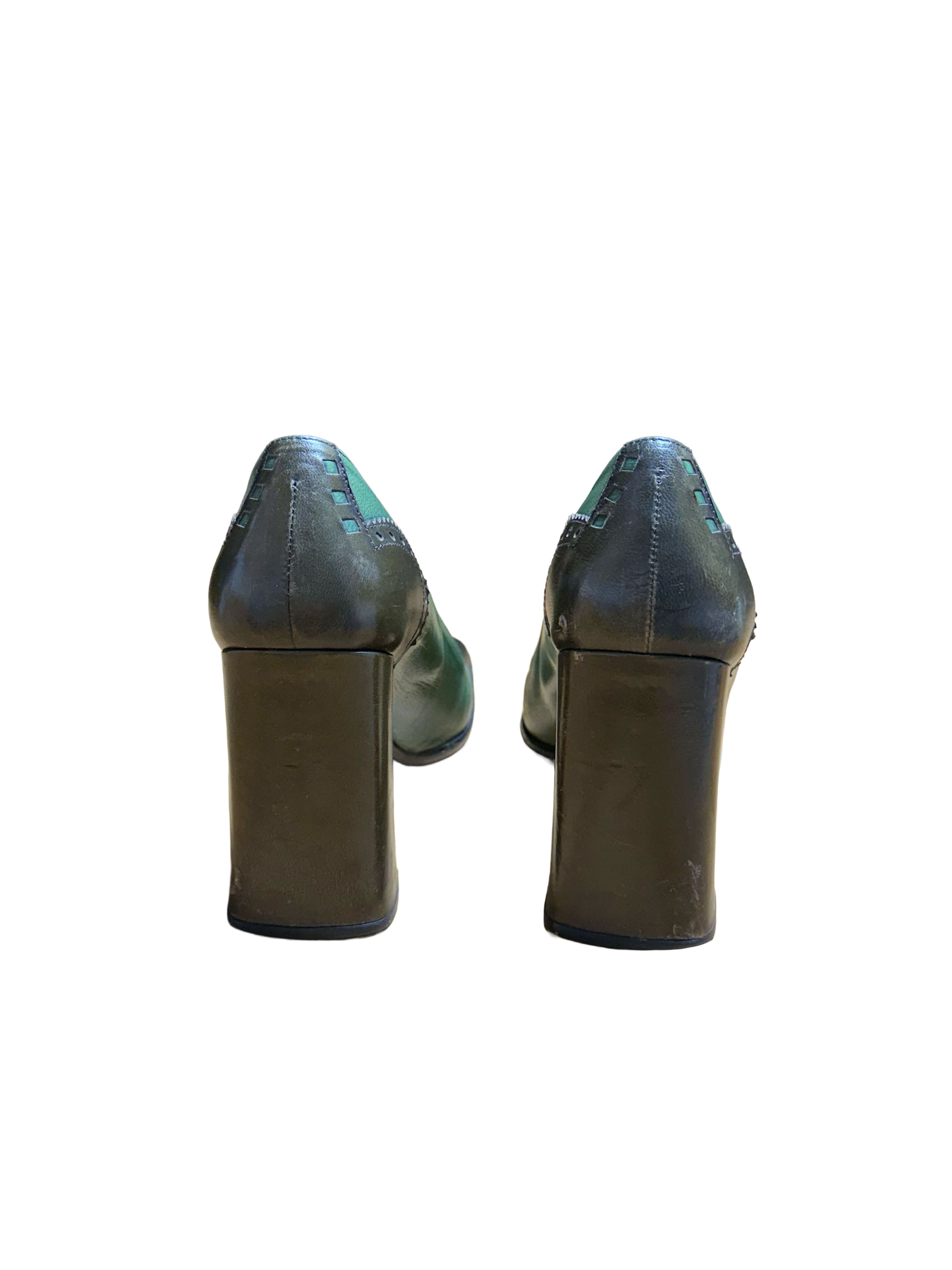 Prada FW 1999 Leather Tassel Heels