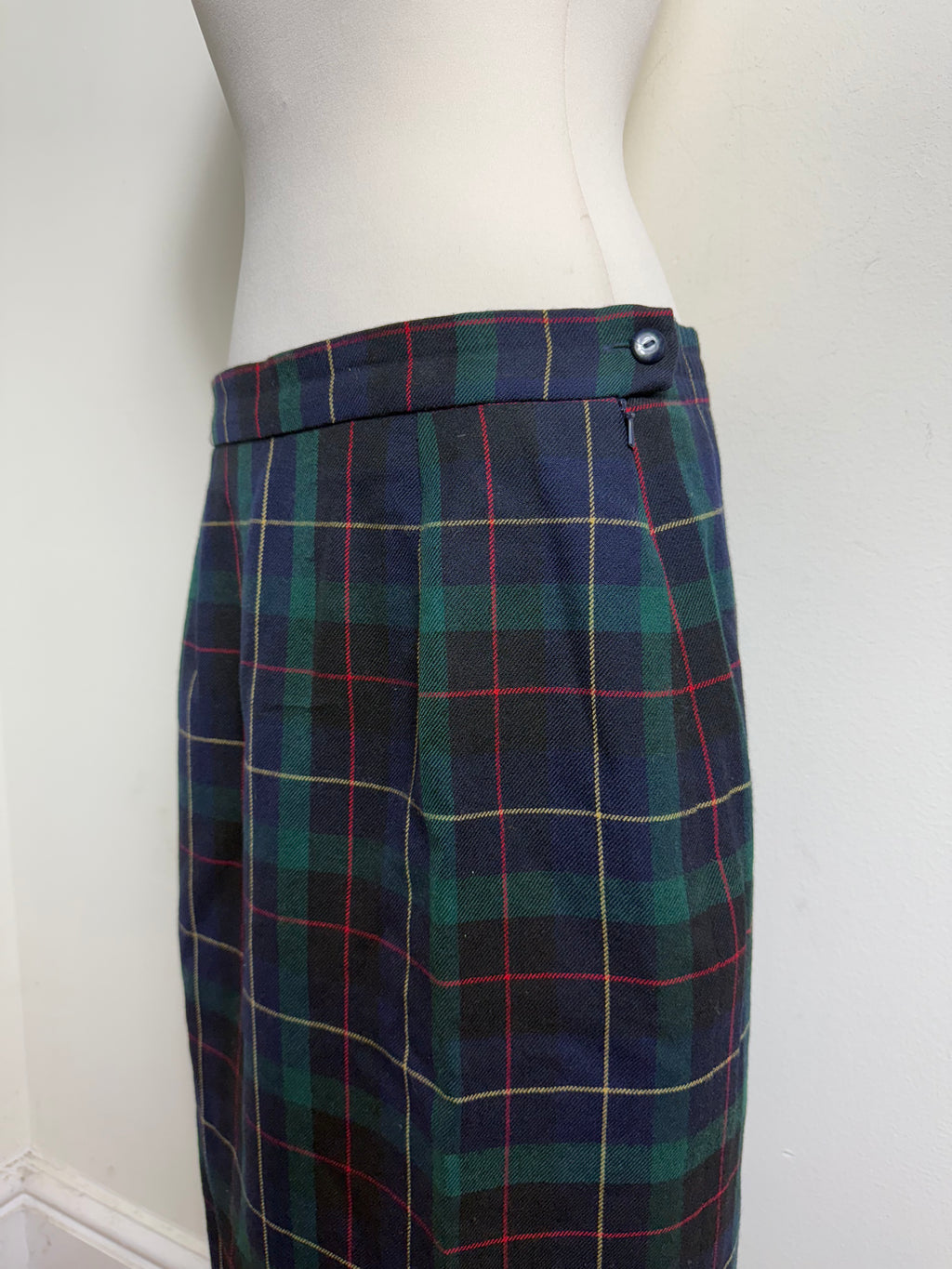 Avoca Collection Ireland Vintage Pure Wool Tartan Skirt Set