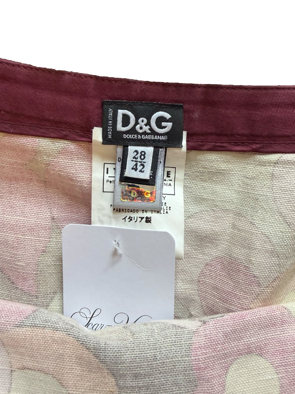 D&G Floral Mini Skirt