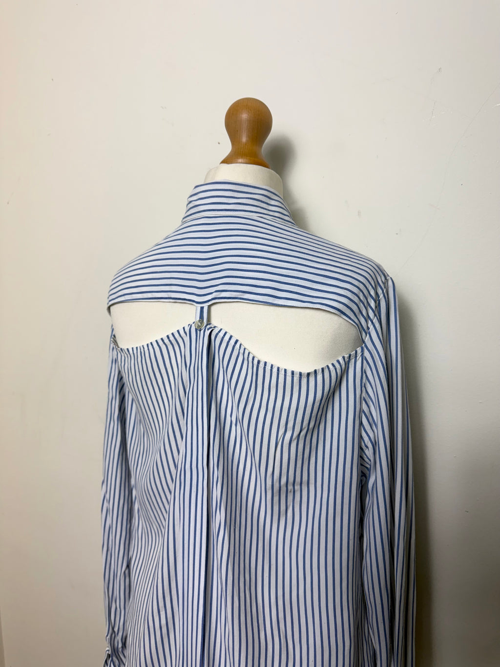 Jean Paul Gaultier La Redoute Cut-Out Stripped Shirt