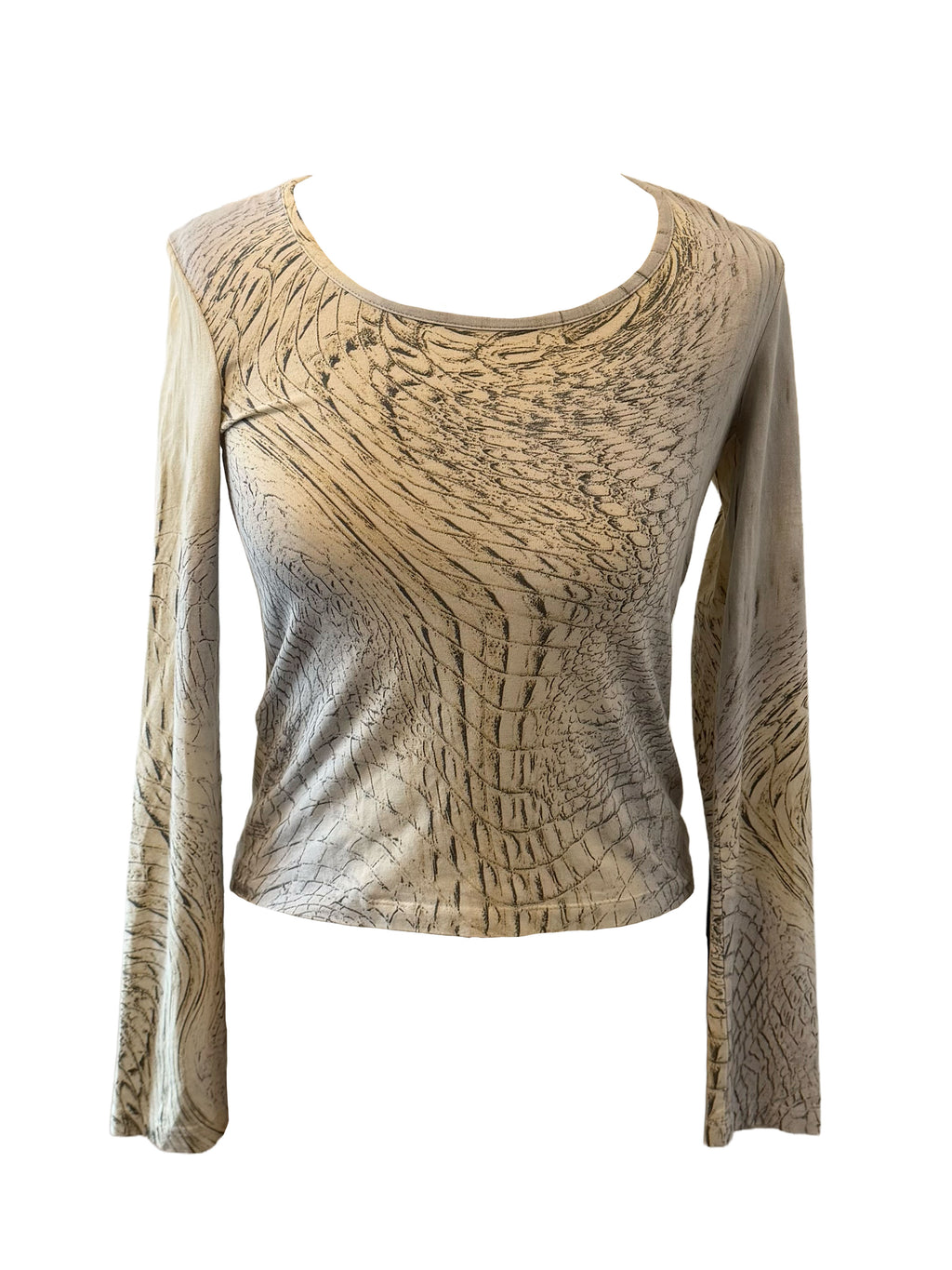 Just Cavalli SS 2002 Eroded Beige Top