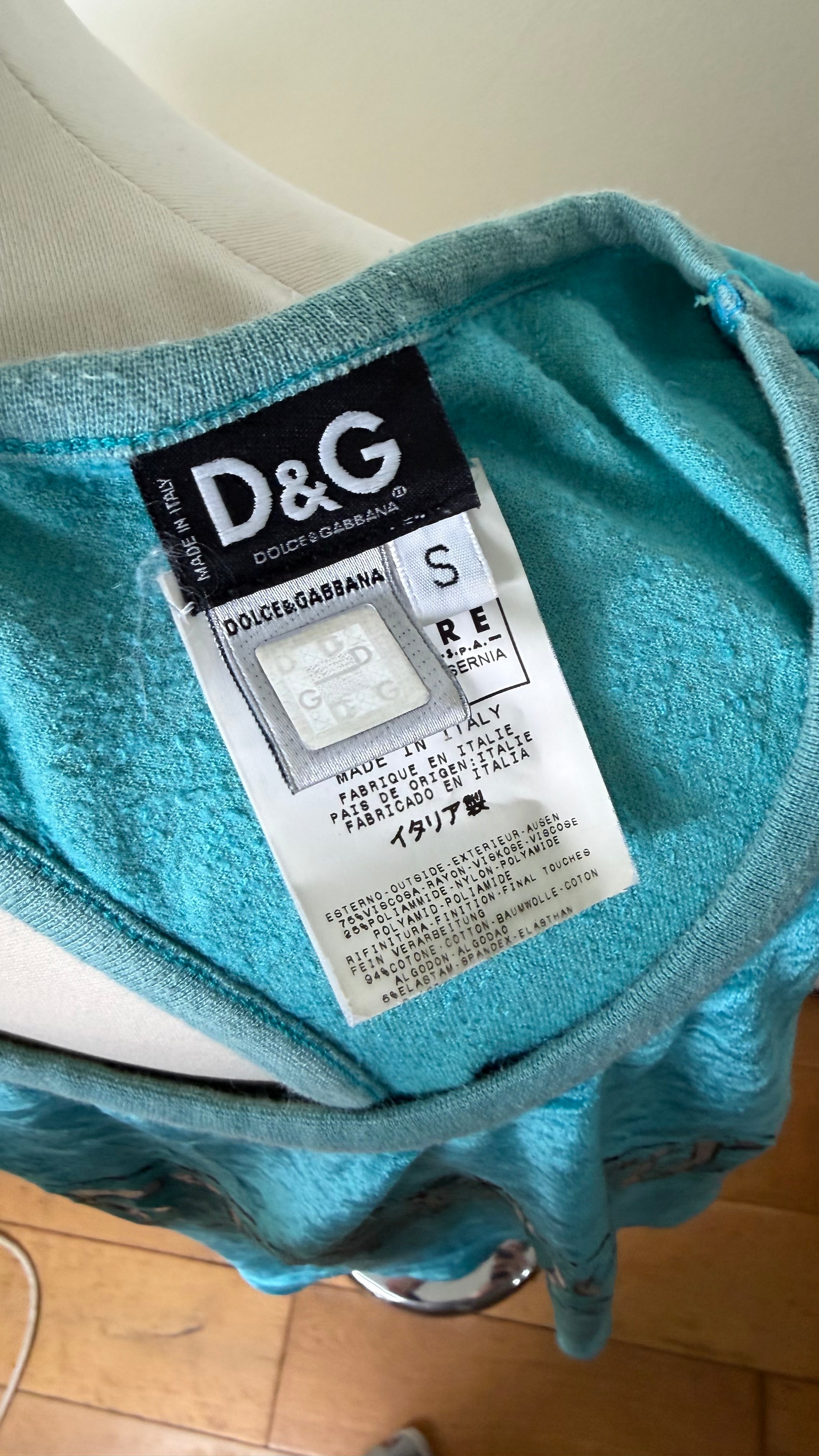 D&G Velvet “Freedom” Tank Top