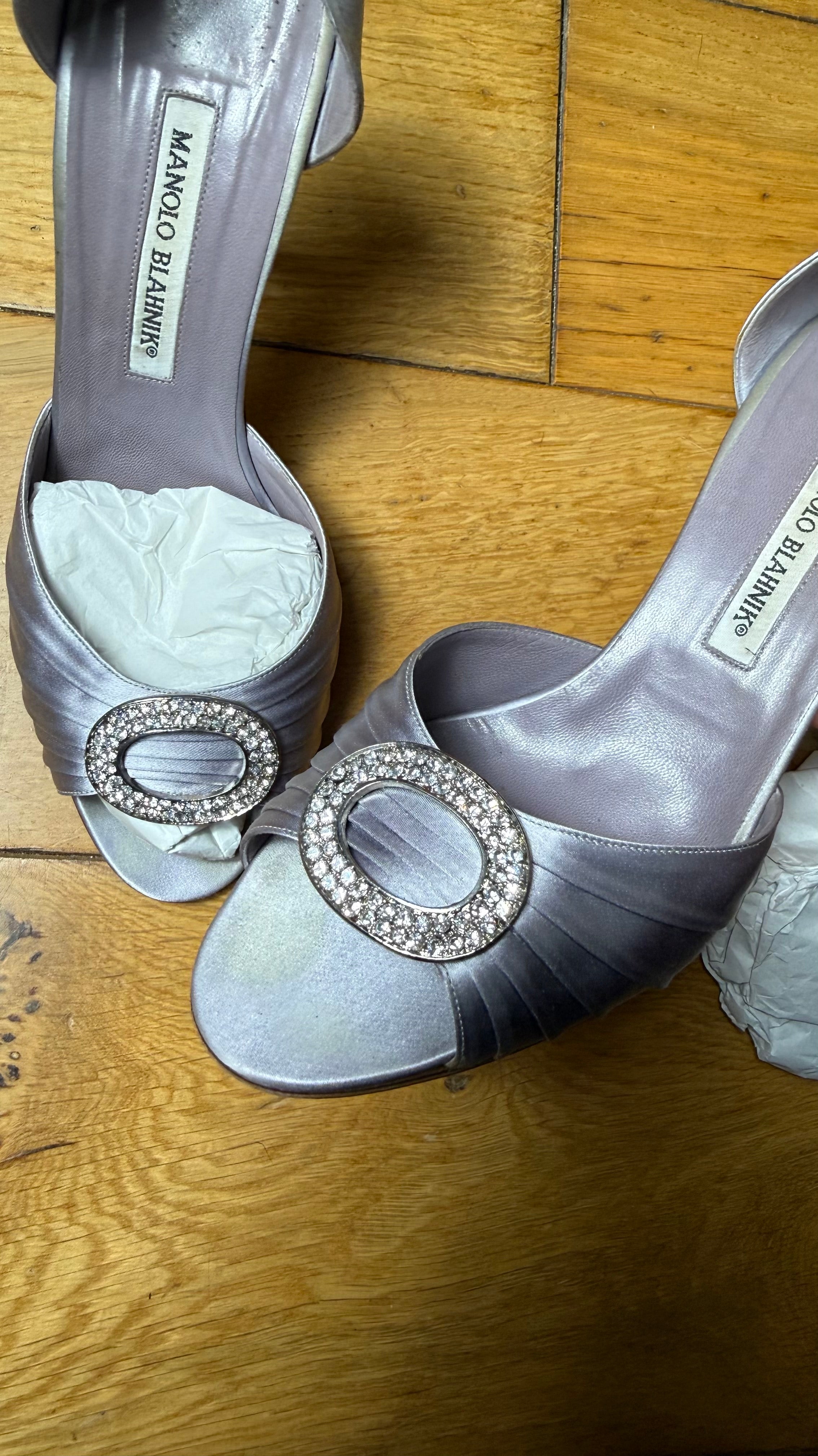 Manolo Blahnik Lilac D'Orsay Heels