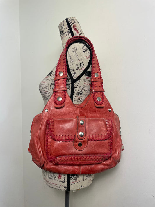 Chloé Silverado Vintage Coral Shoulder Bag
