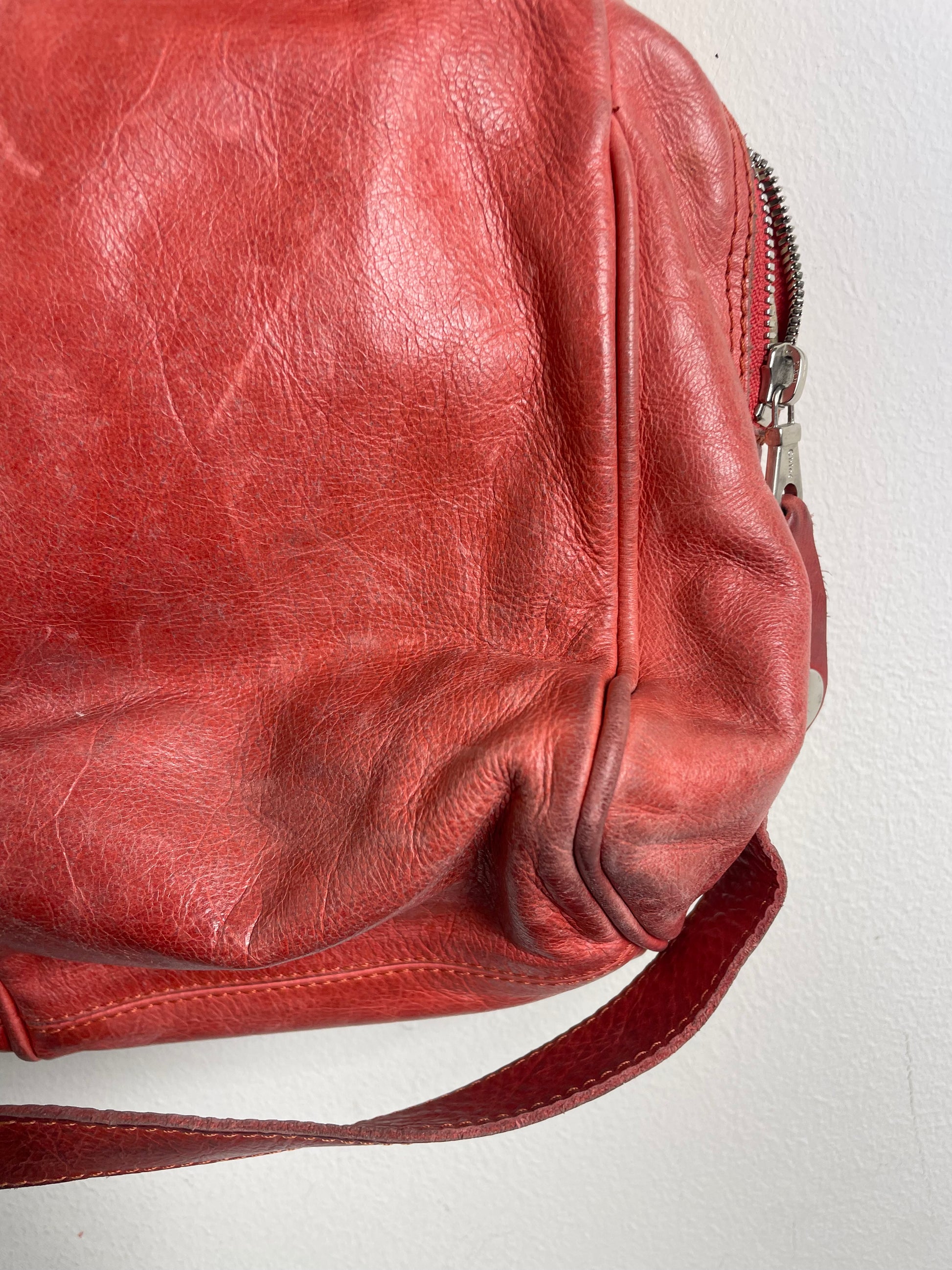 Chloe Silverado Vintage Coral Shoulder Bag
