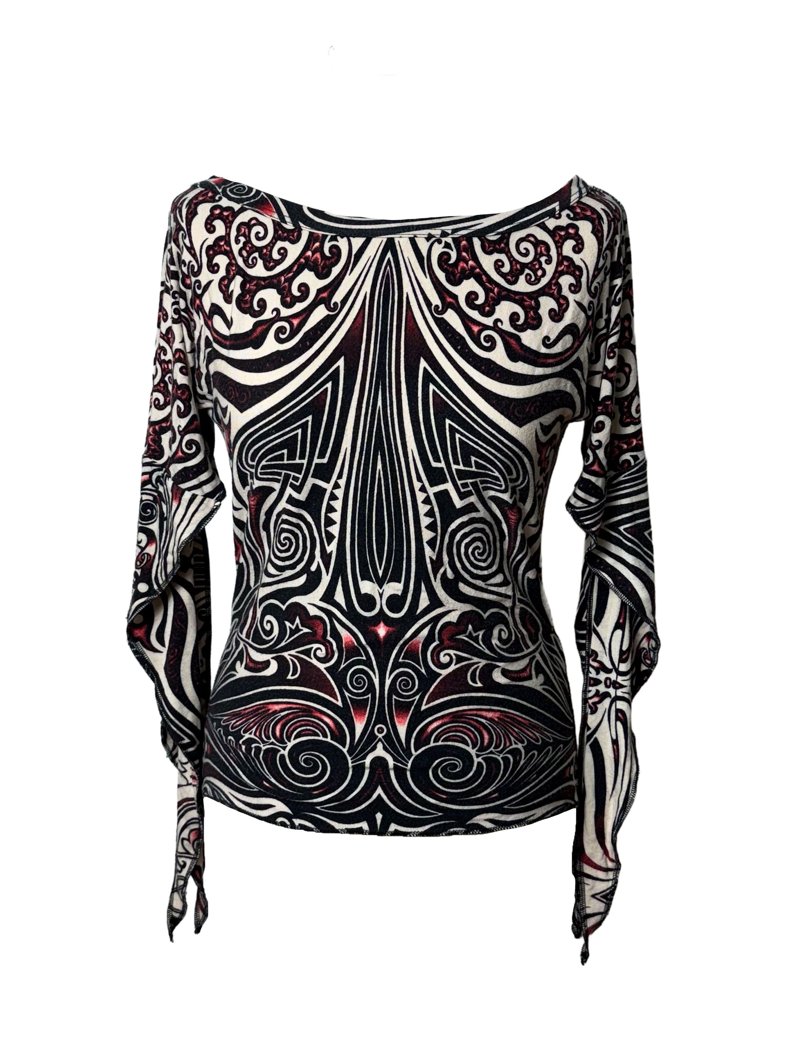 Jean Paul Gaultier SS 1996 'Cyberbaba' Tribal Top