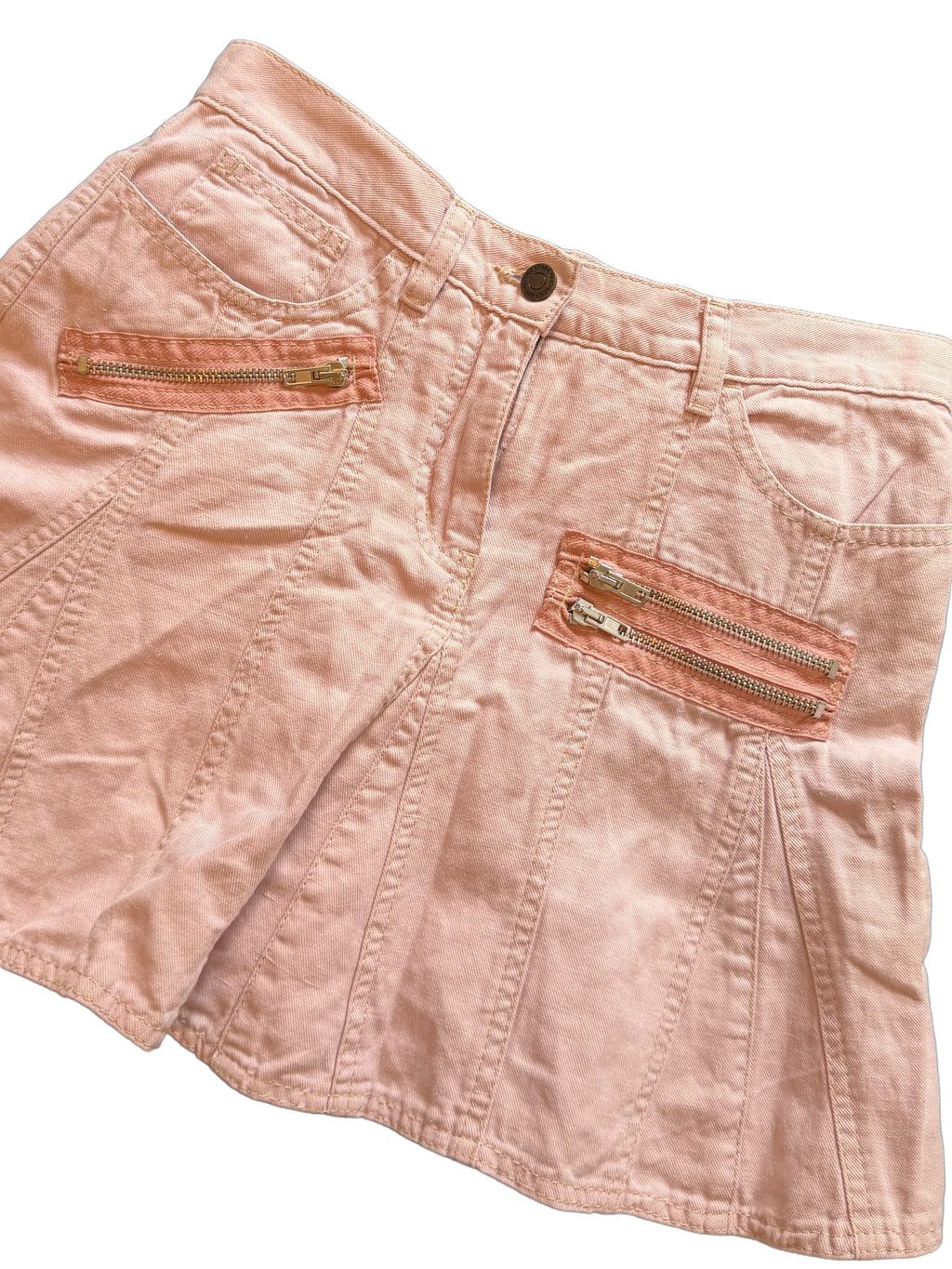 See by Chloé Zip Detail Mini Skirt