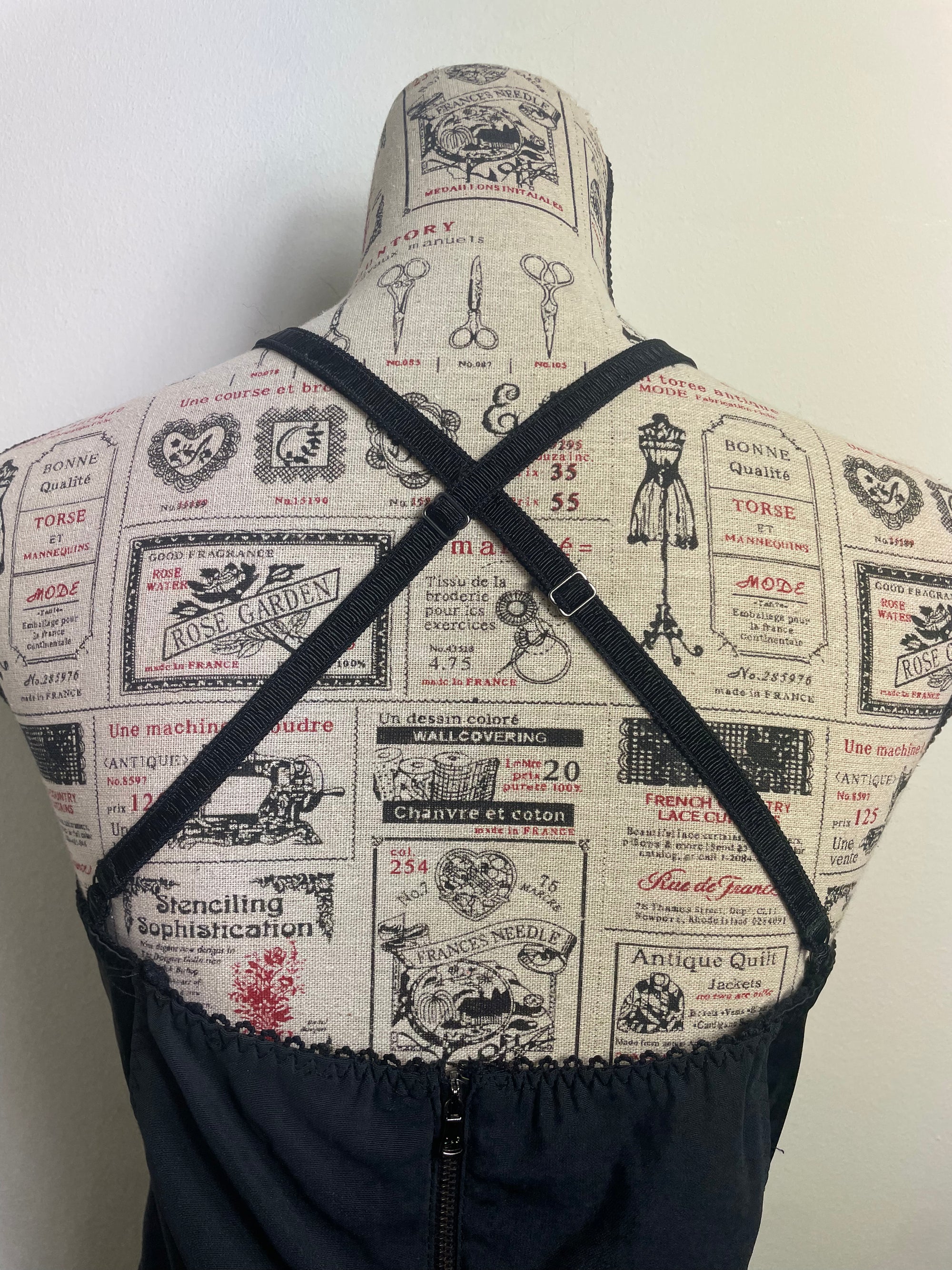 D&G Black Corset-Style Top