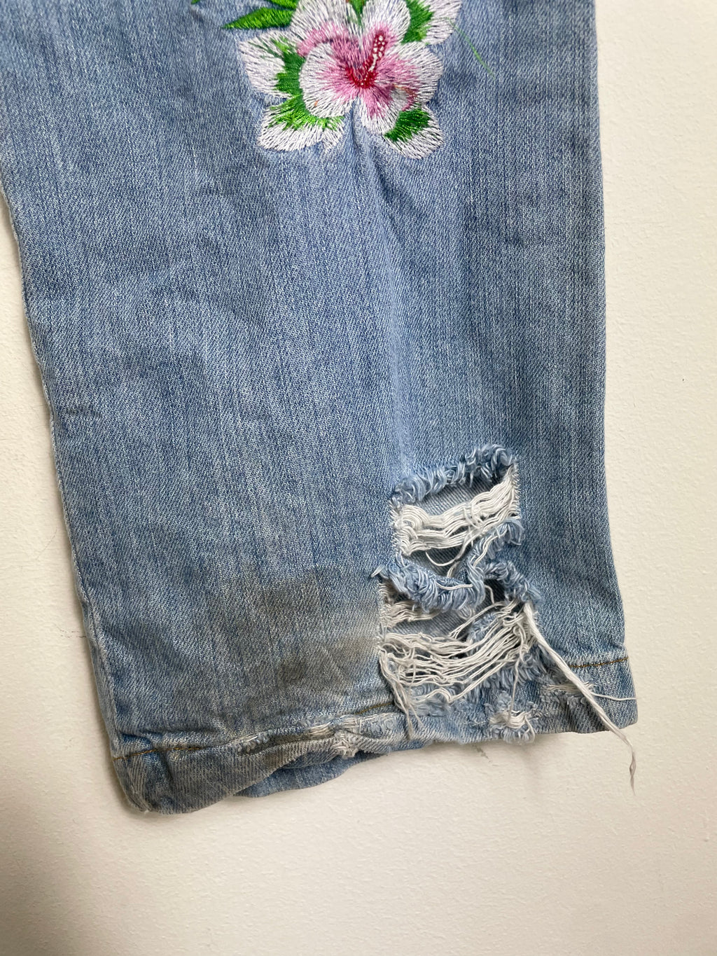 Dolce & Gabbana Spring 2005 Menswear Honolulu Embroidered Jeans
