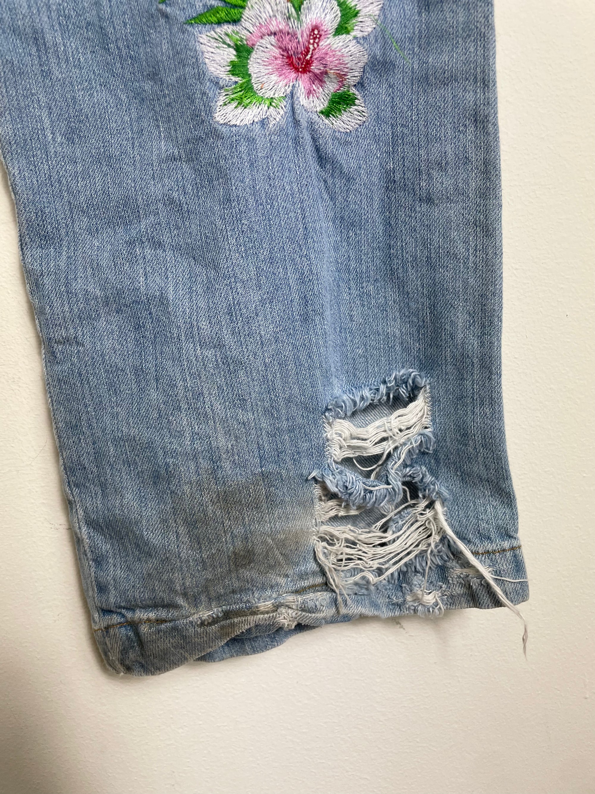 Dolce & Gabbana Spring 2005 Menswear Honolulu Embroidered Jeans
