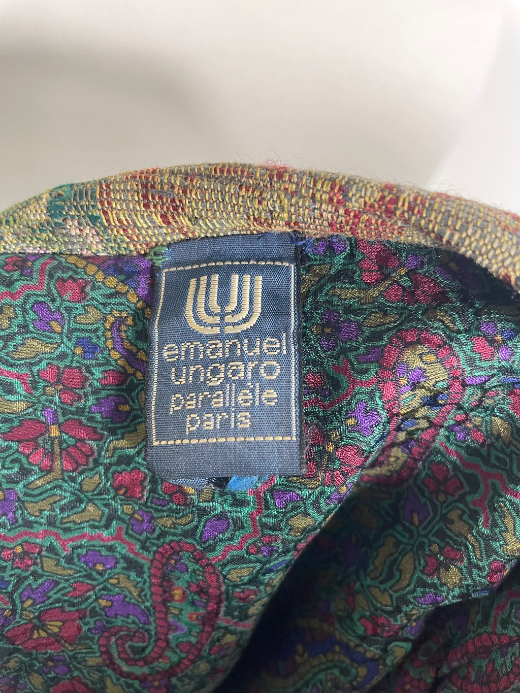 Emanuel Ungaro Vintage Floral Jacket and Wrap Skirt
