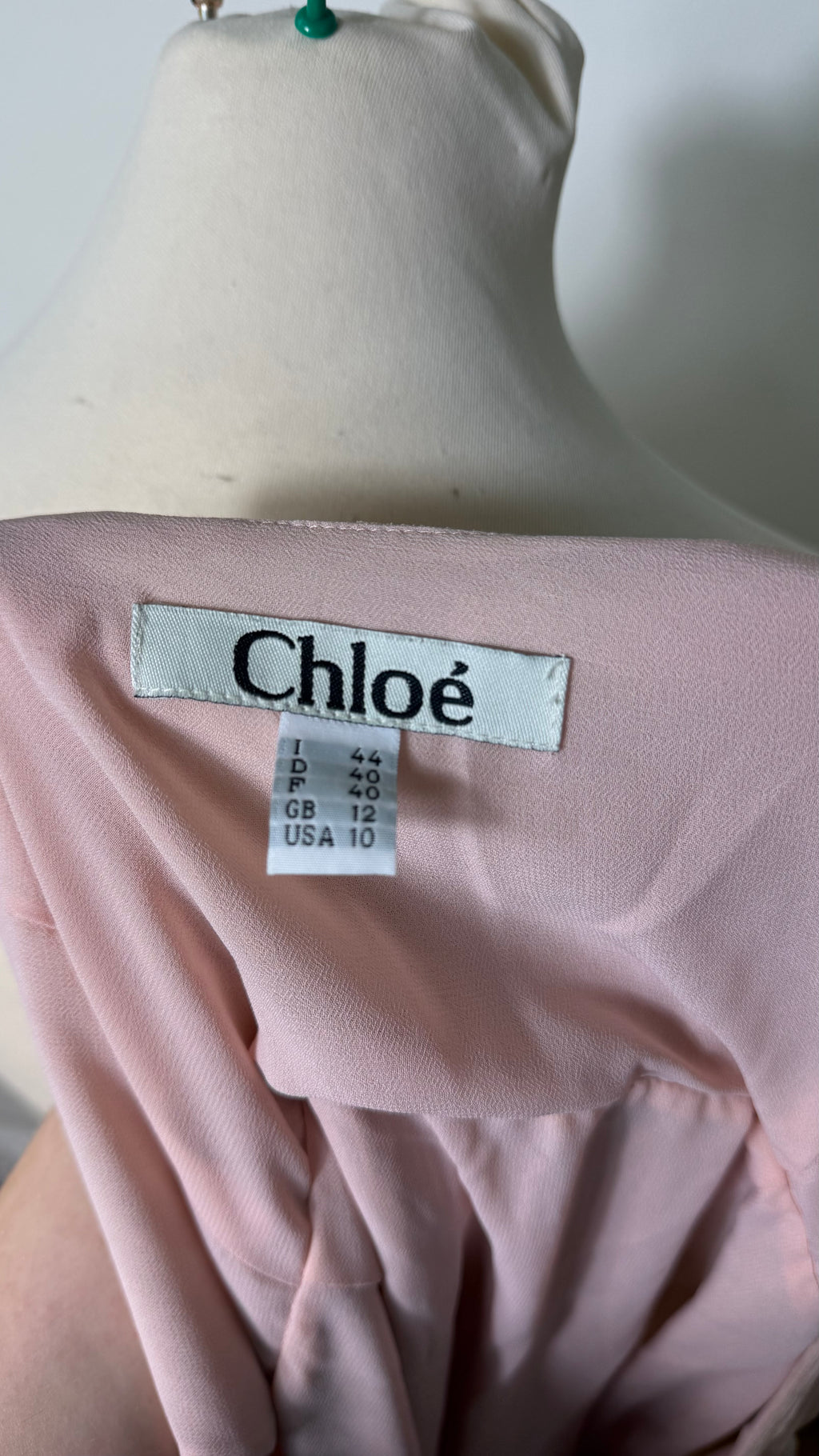 Chloé Fall 2004 Rose Pink Dress