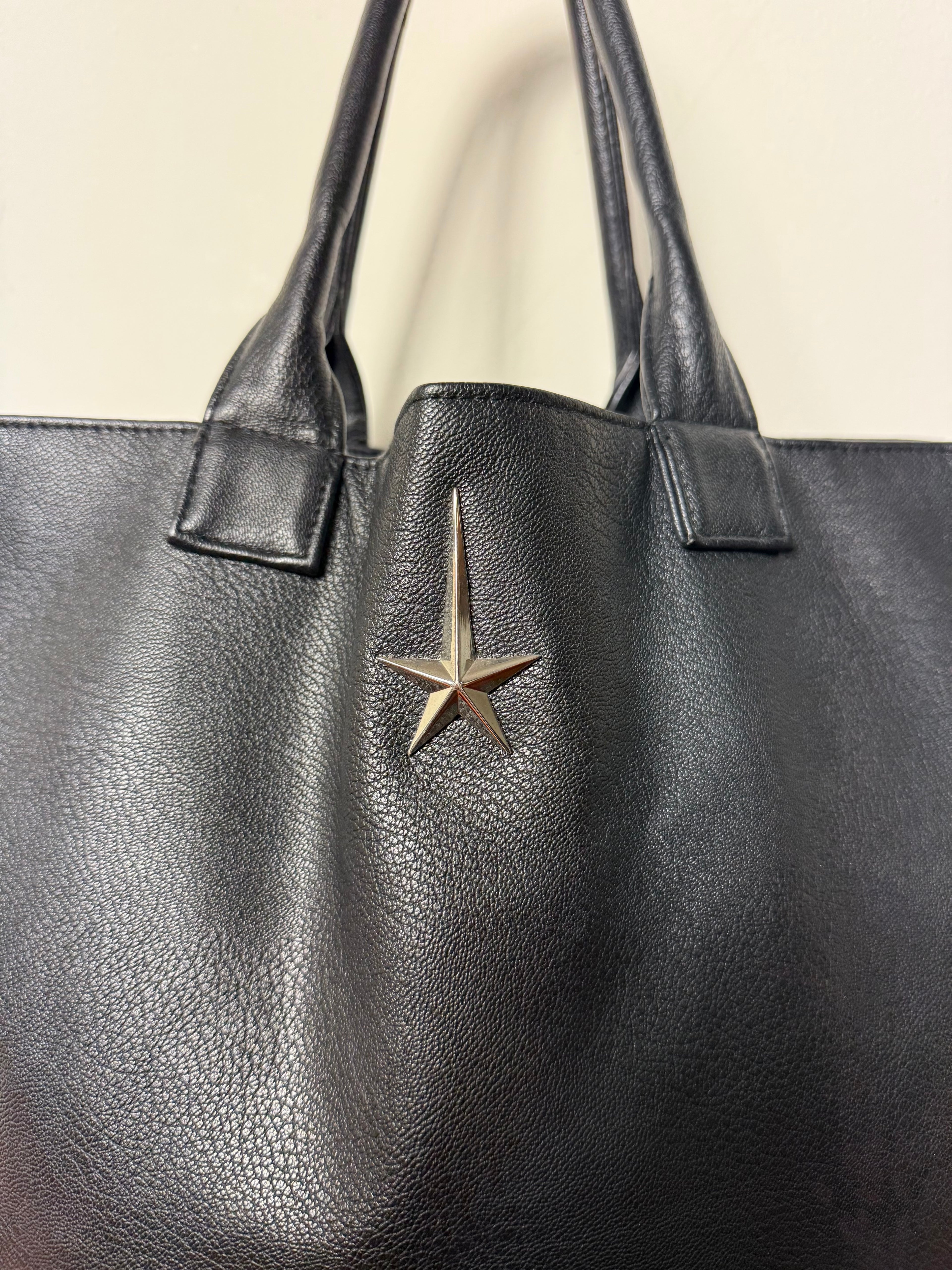 Thierry Mugler Black Shopper Tote Bag