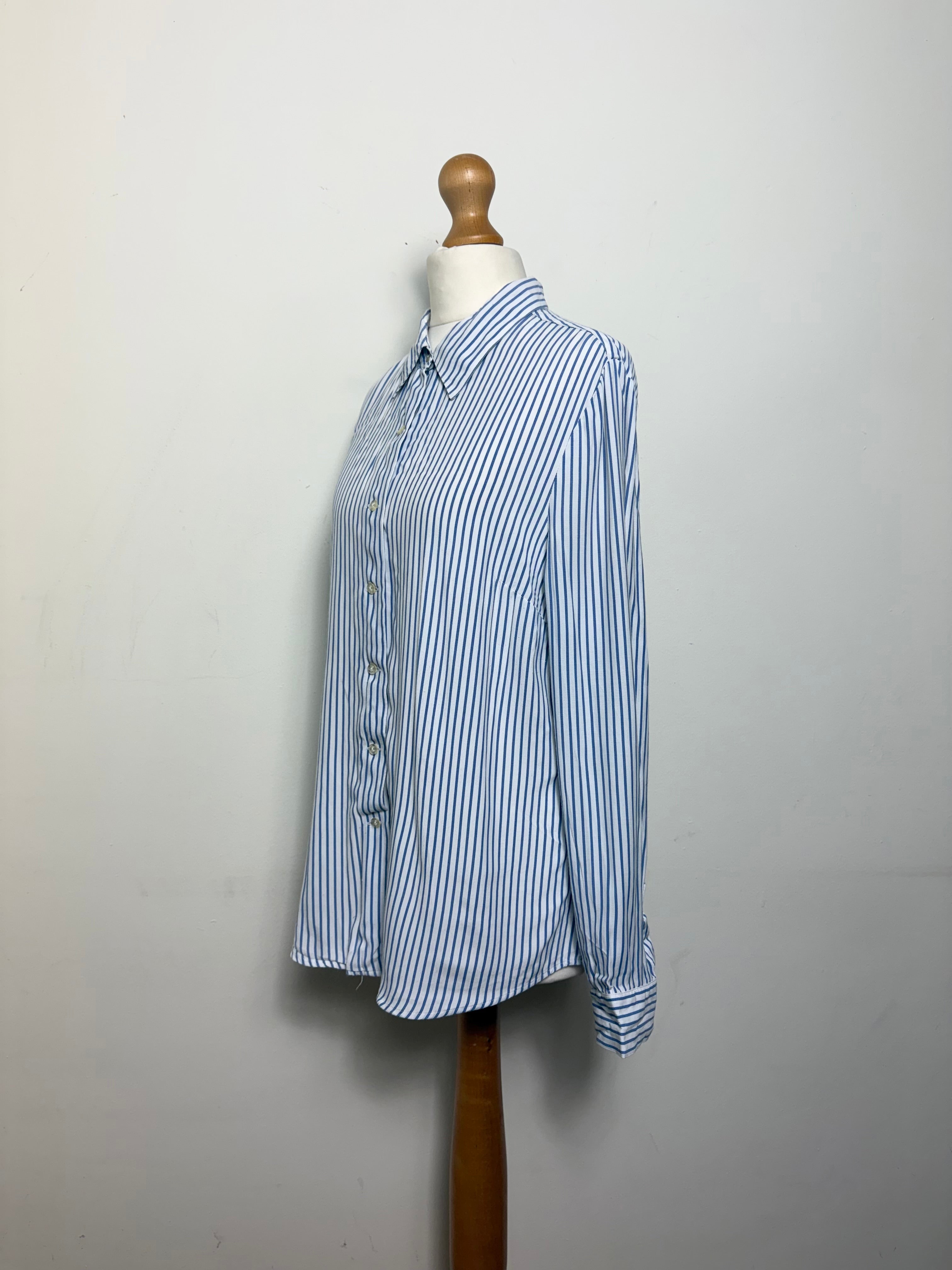 Jean Paul Gaultier La Redoute Cut-Out Stripped Shirt