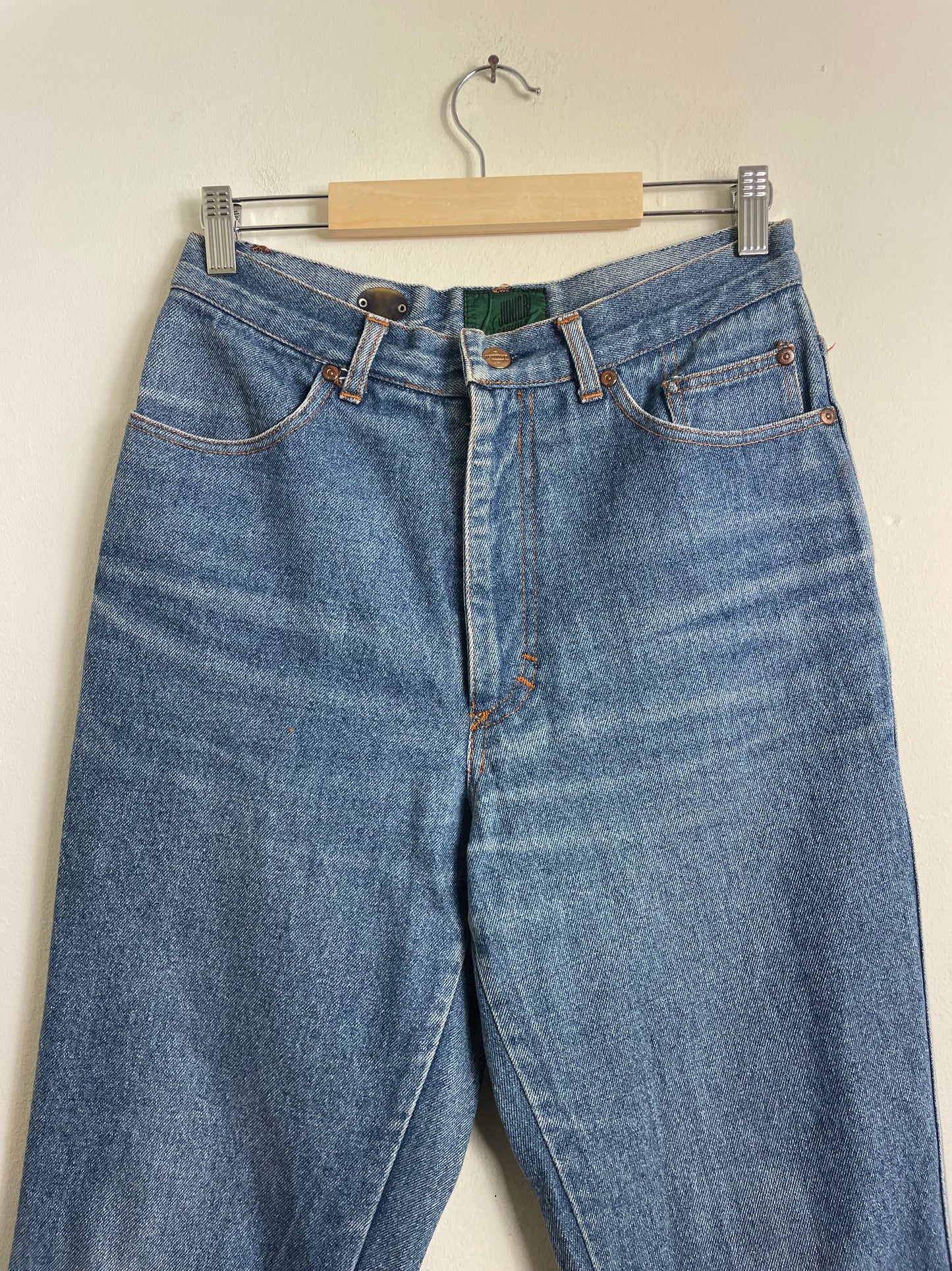 Gaultier Junior Vintage Zip Detail Denim Jeans
