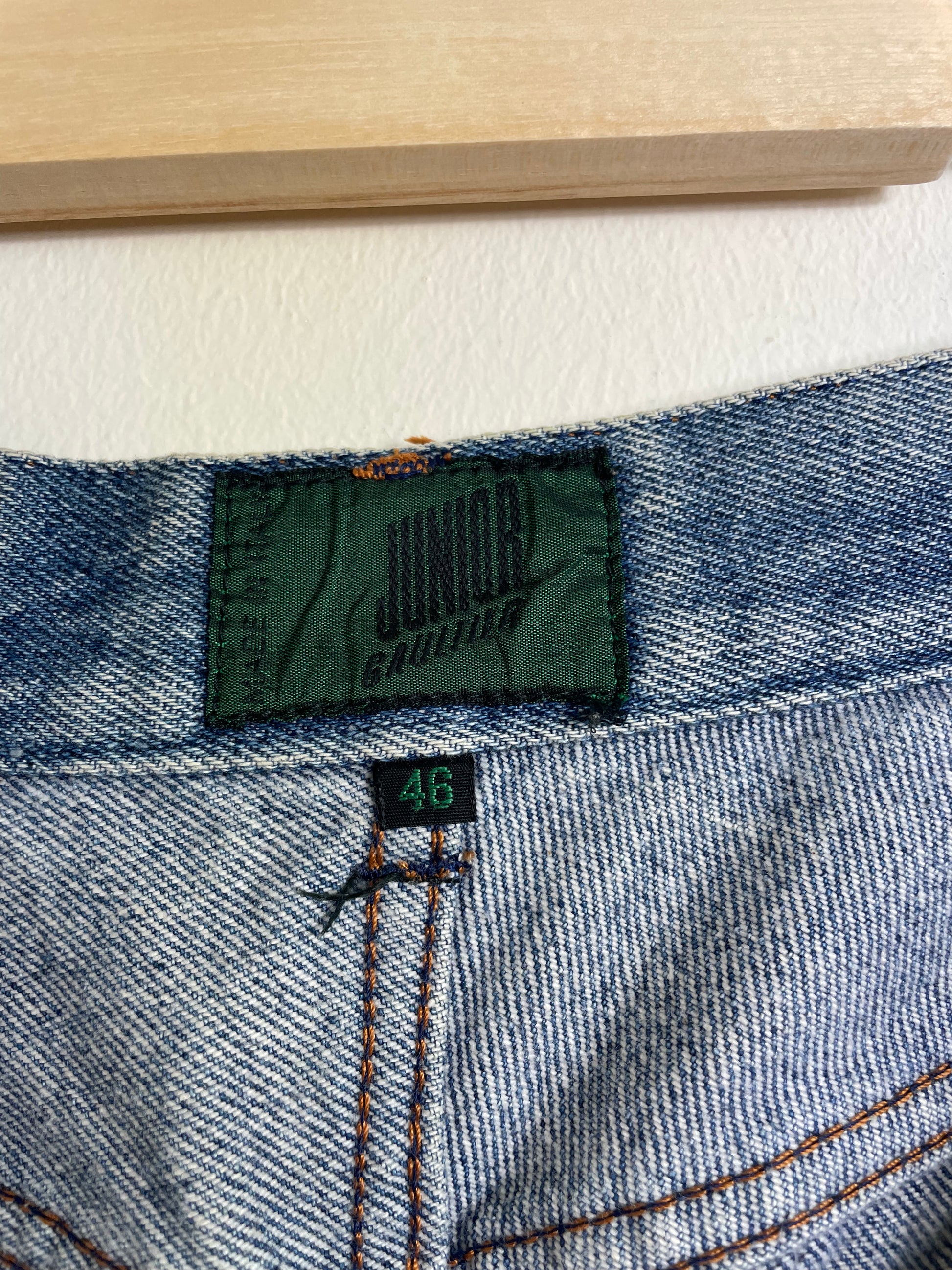 Gaultier Junior Vintage Zip Detail Denim Jeans