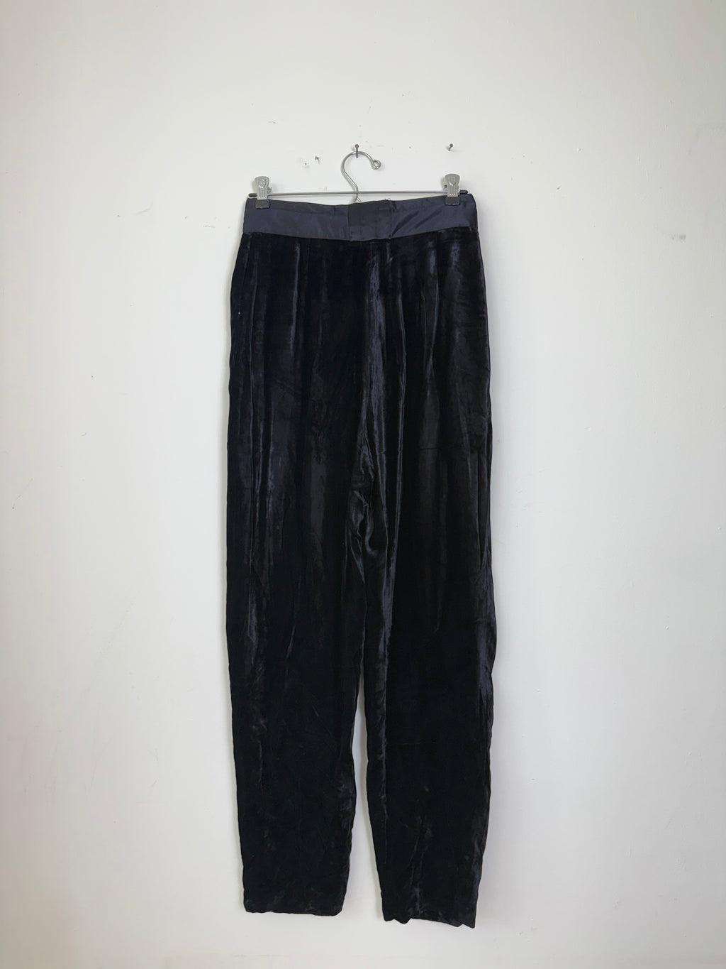 Gianni Versace Vintage Velvet Wrap Top and Trousers